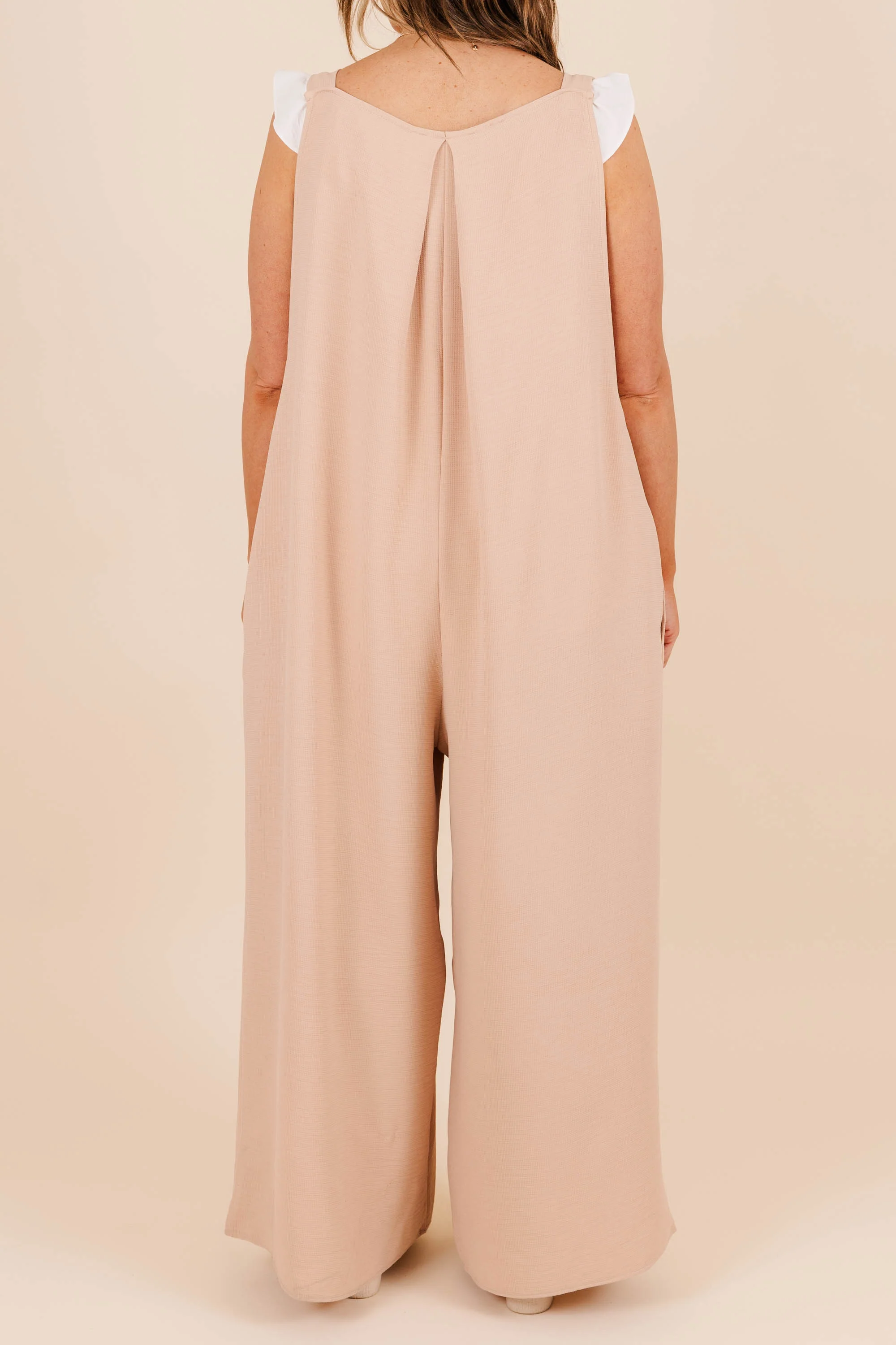 Only Clear Skies Jumpsuit, Taupe - Image 5