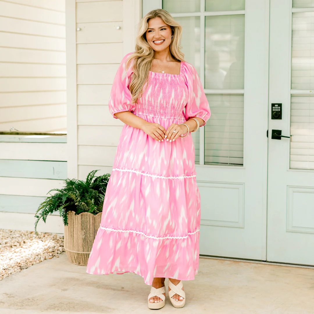 Out Of Touch Dress, Baby Pink - Image 7
