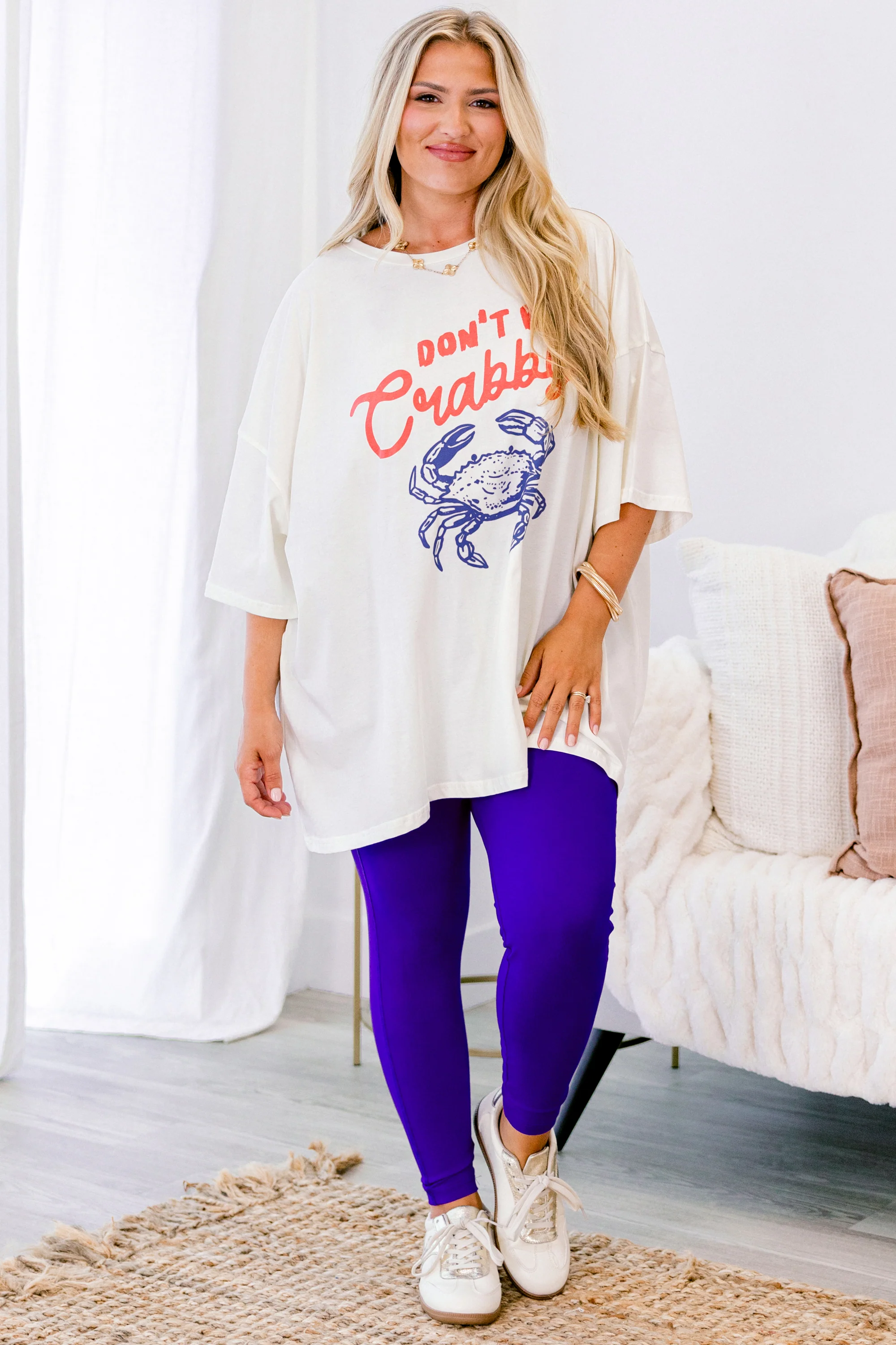Outrun Outlast Leggings, Bright Blue - Image 2