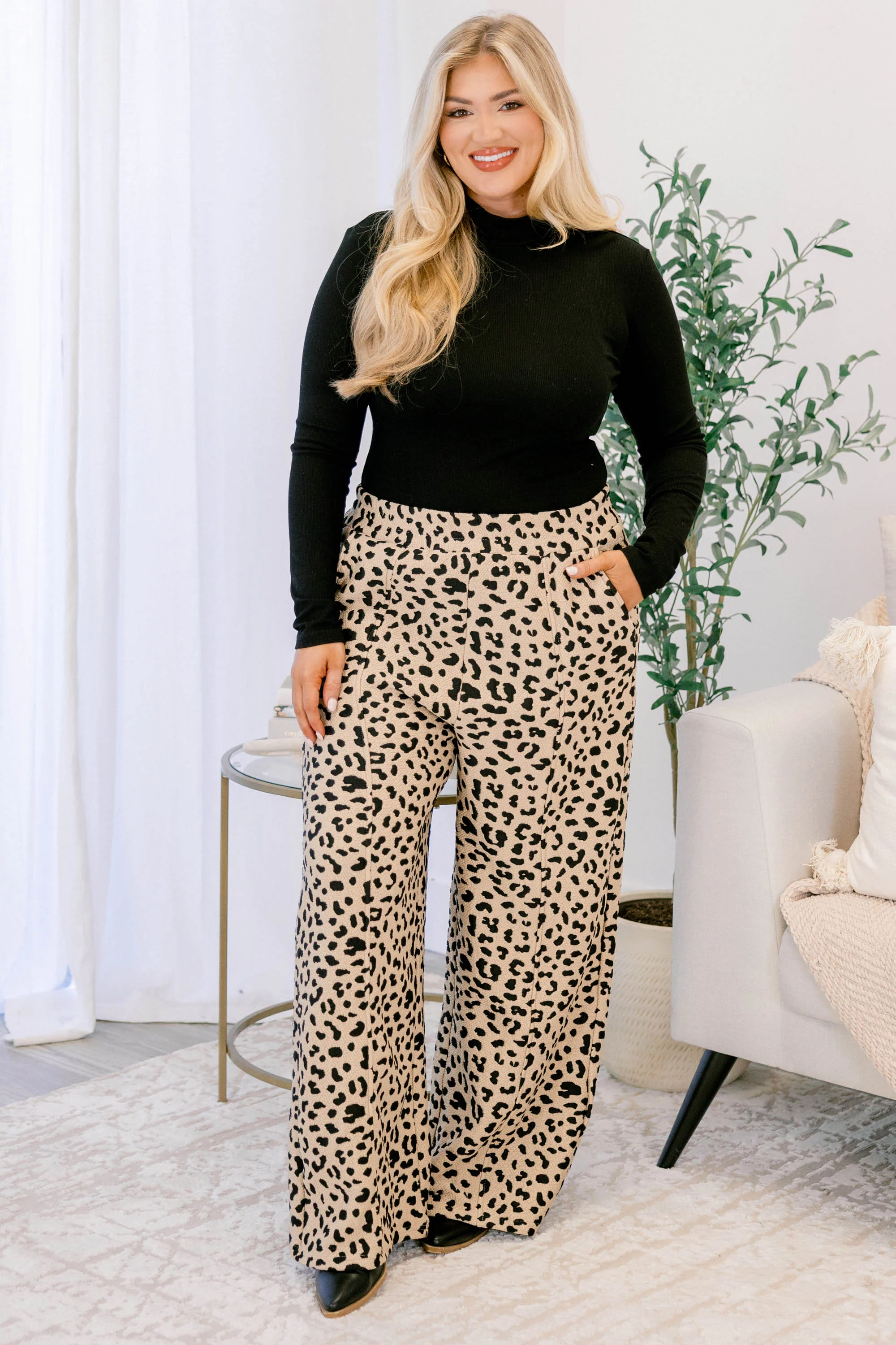 Own The Room Pants, Lt. Taupe - Image 4