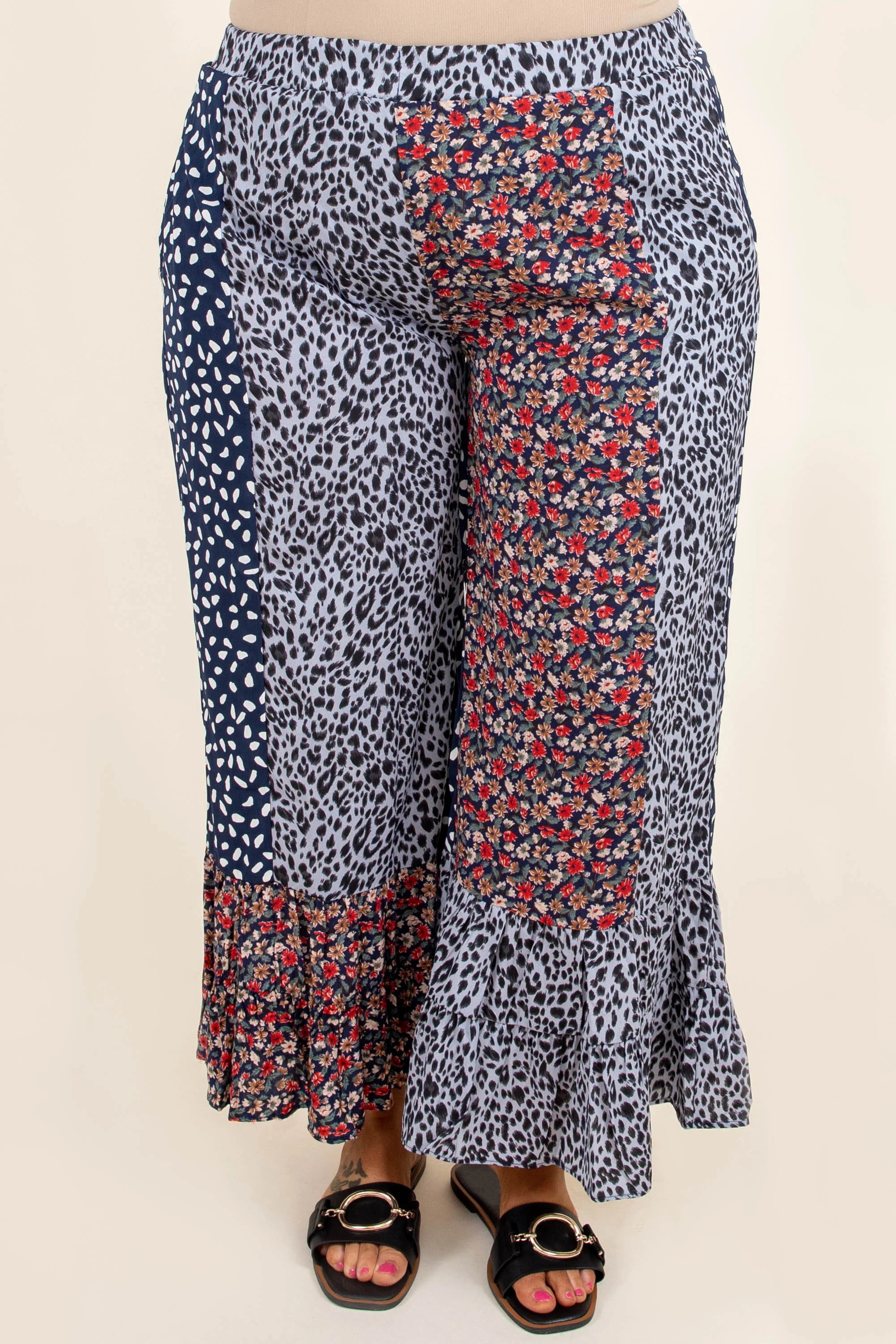 Poppy Strolls Pants, Navy Mix - Image 3