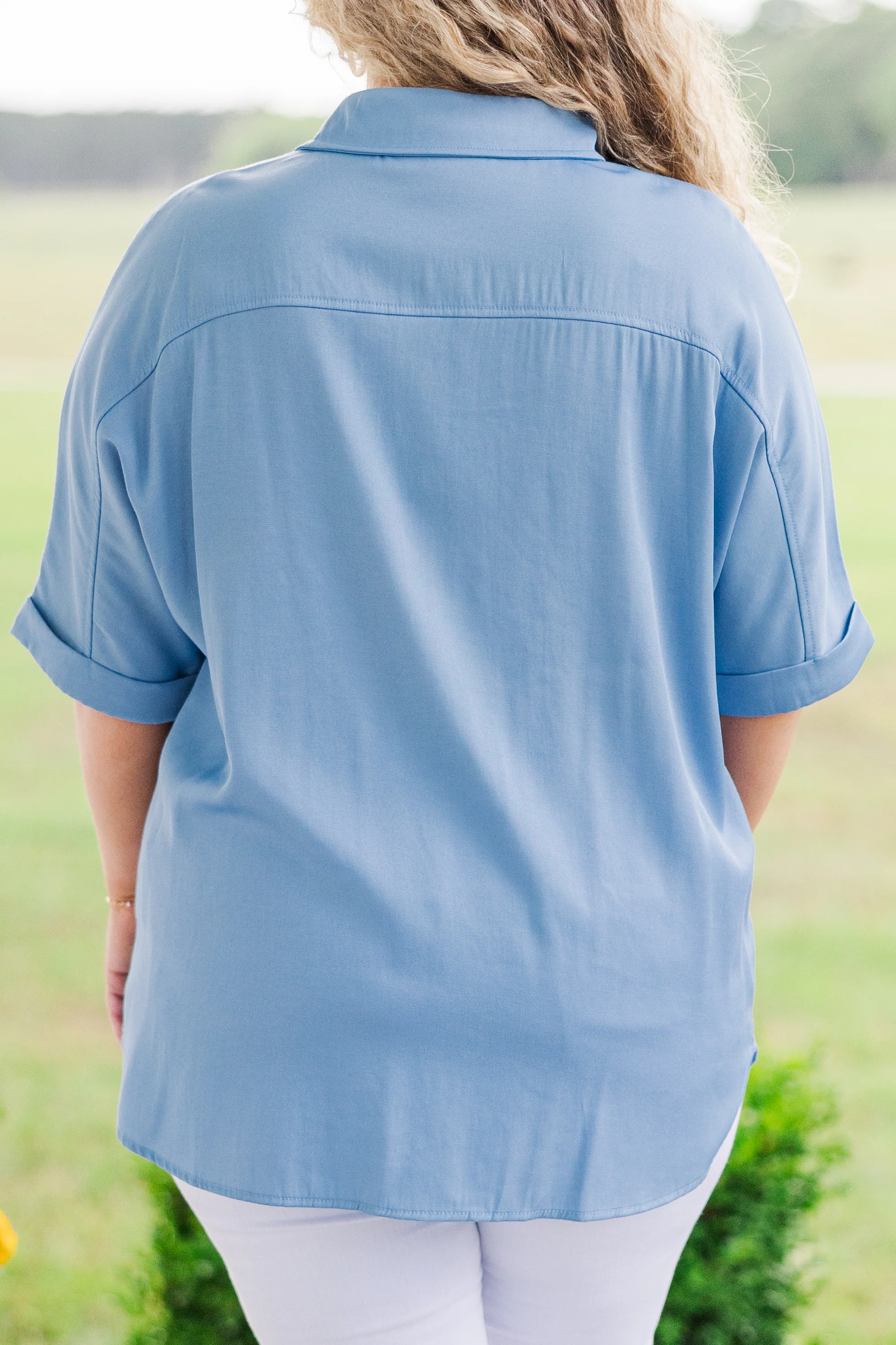 Perfectly Kept Top, Blue - Image 5