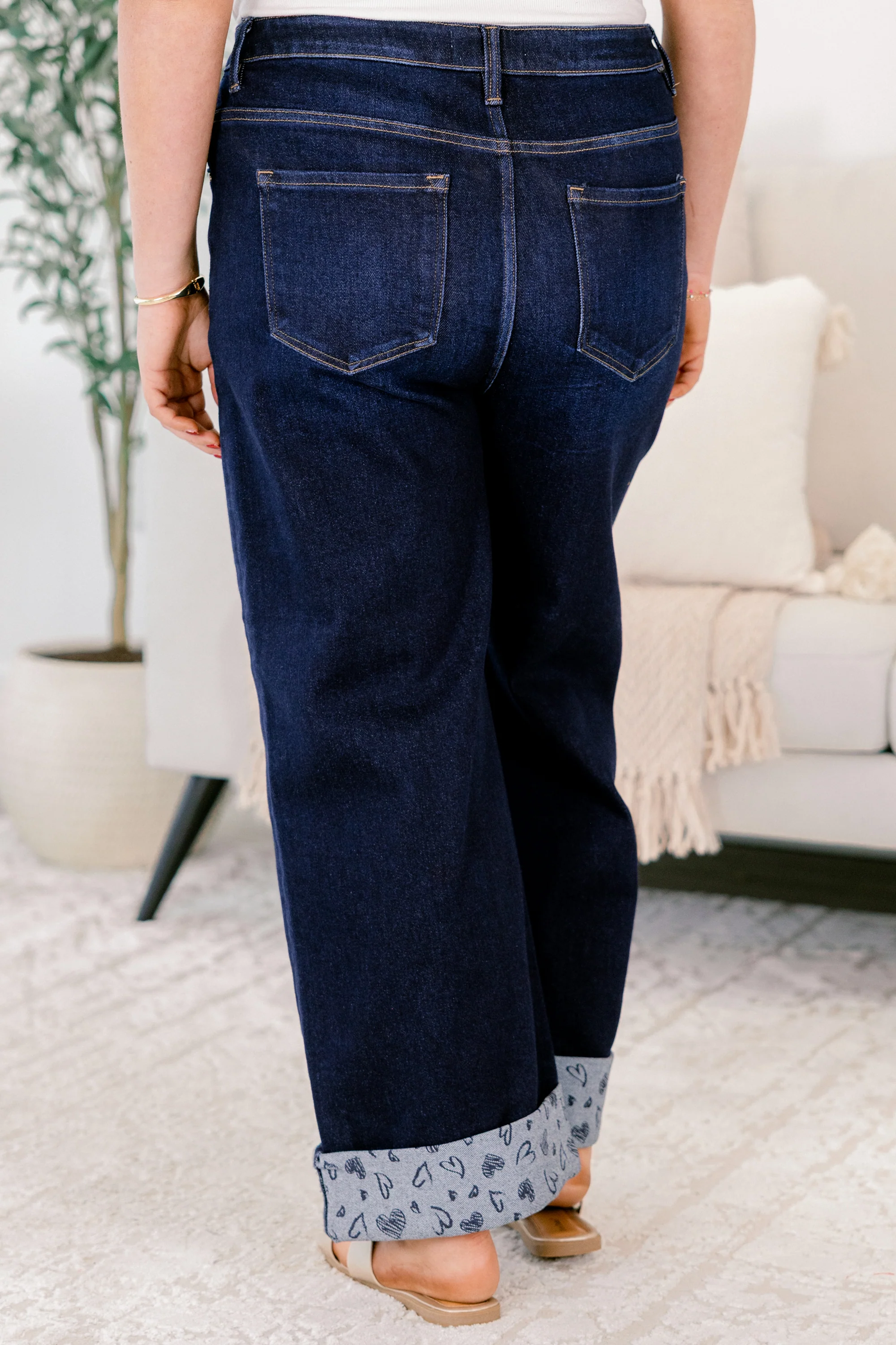 Piece of My Heart Jeans, Dark Wash - Image 5