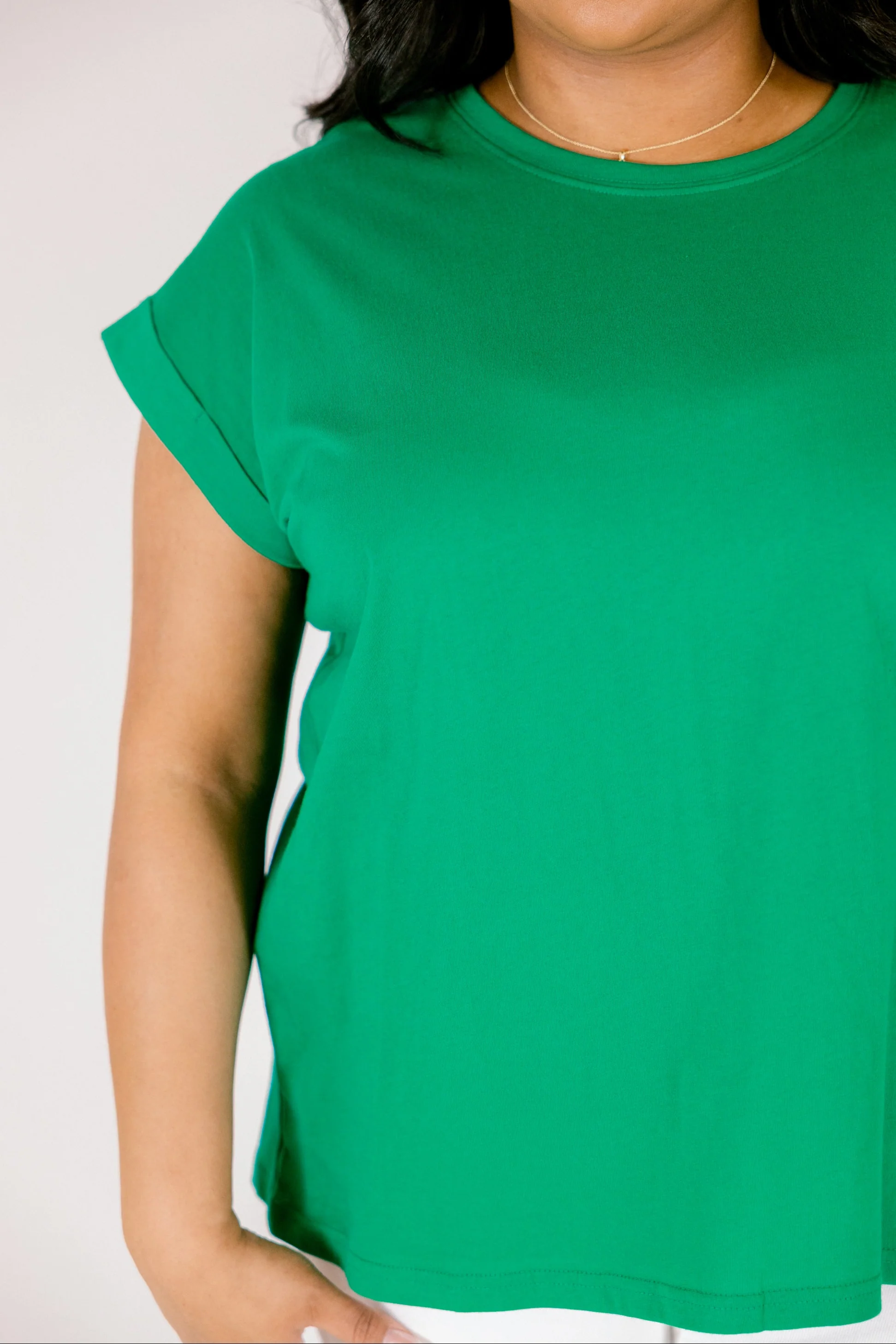 Pretty Please Tee, Kelly Green - Image 5