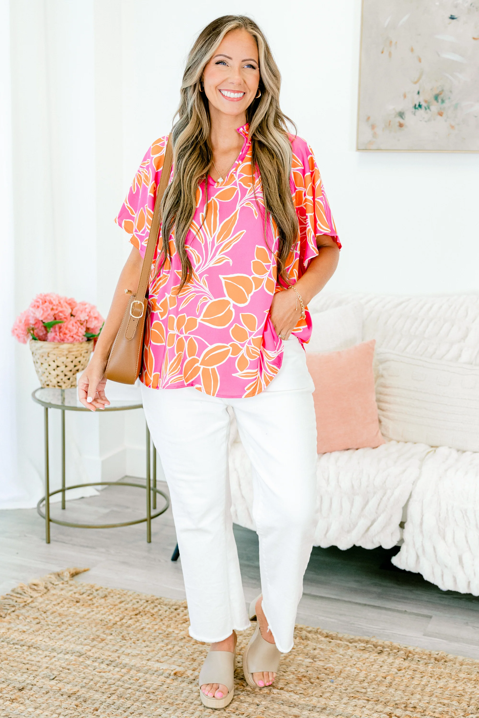 Radiate Happiness Top, Pink - Image 3