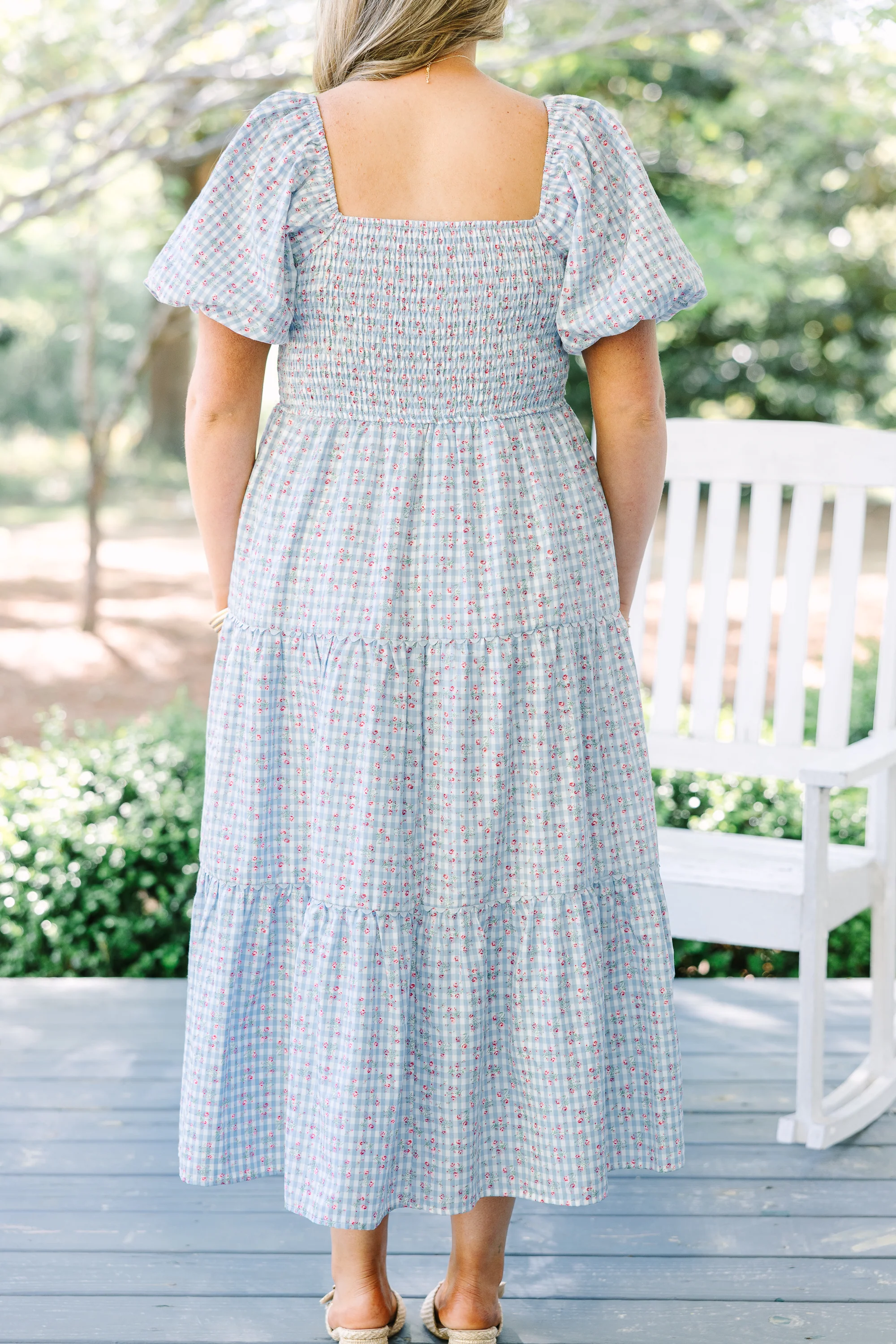 Read Between The Lines Dress, Baby Blue - Image 6