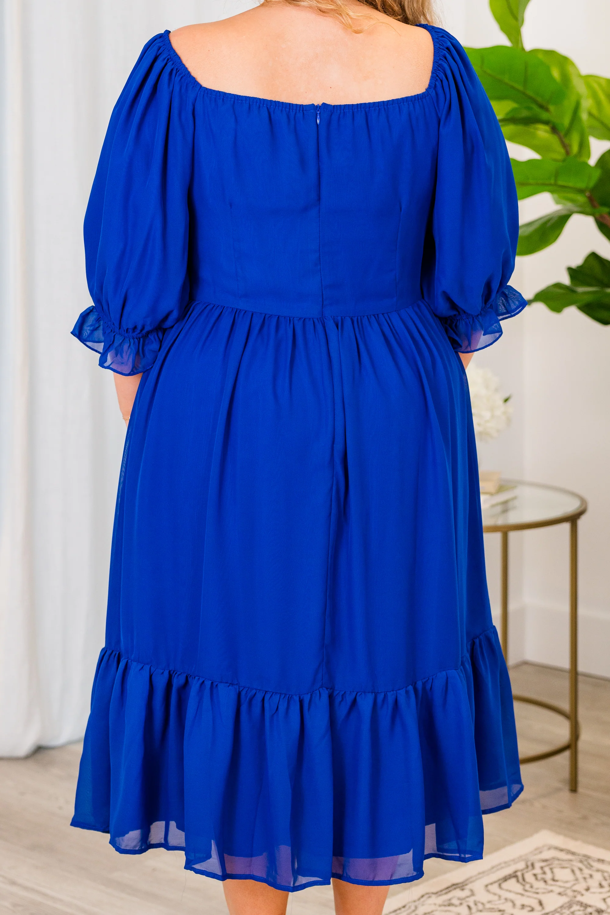 Redeeming Quality Dress, Royal Blue - Image 7