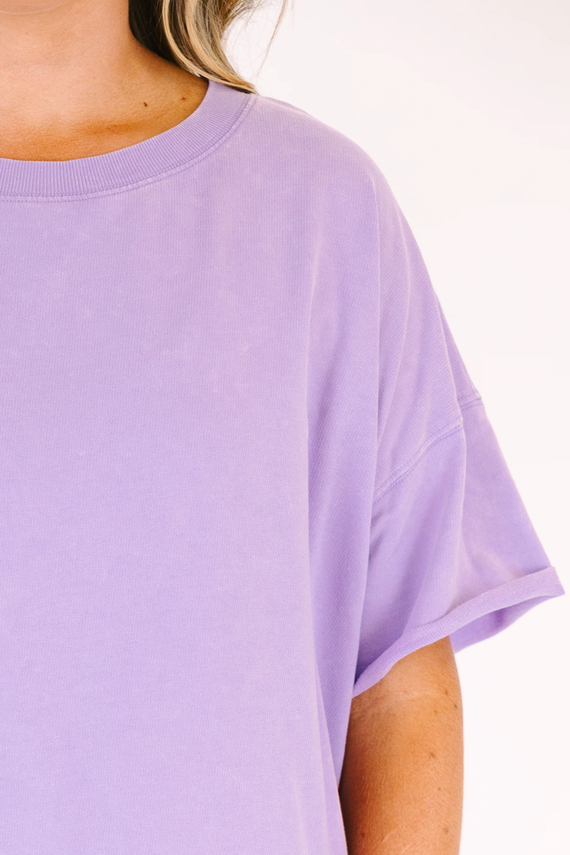 Relax and Repeat Tee, Lavender - Image 4