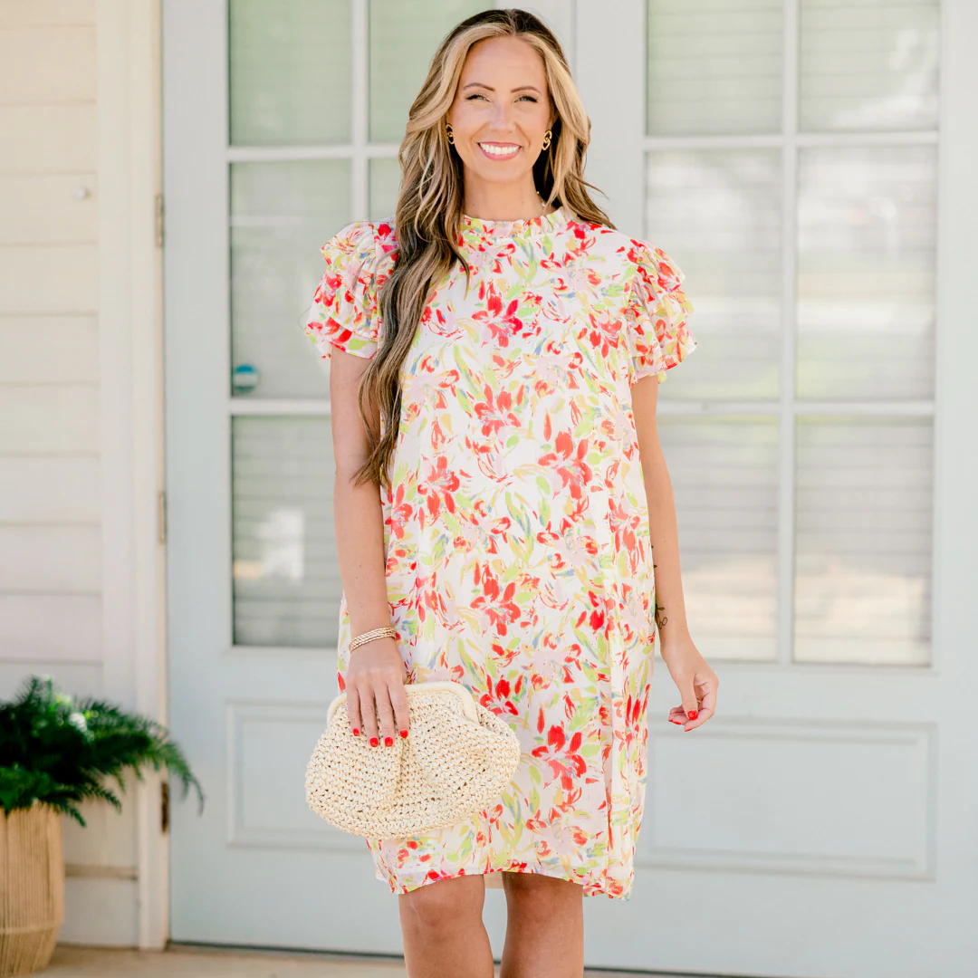 Reset In Roma Dress, Red - Image 7