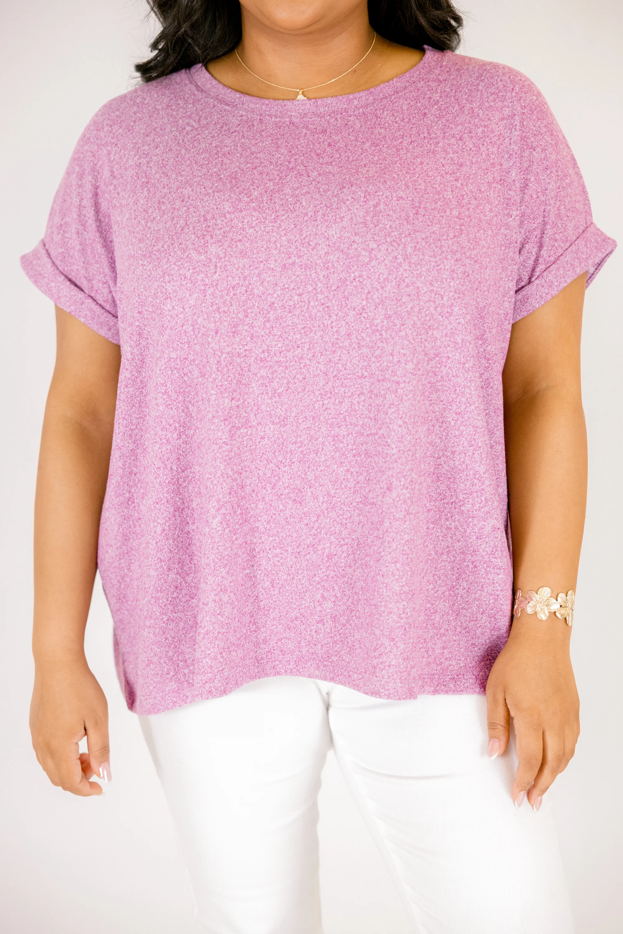 Roaming Around Tee, Light Plum - Image 4