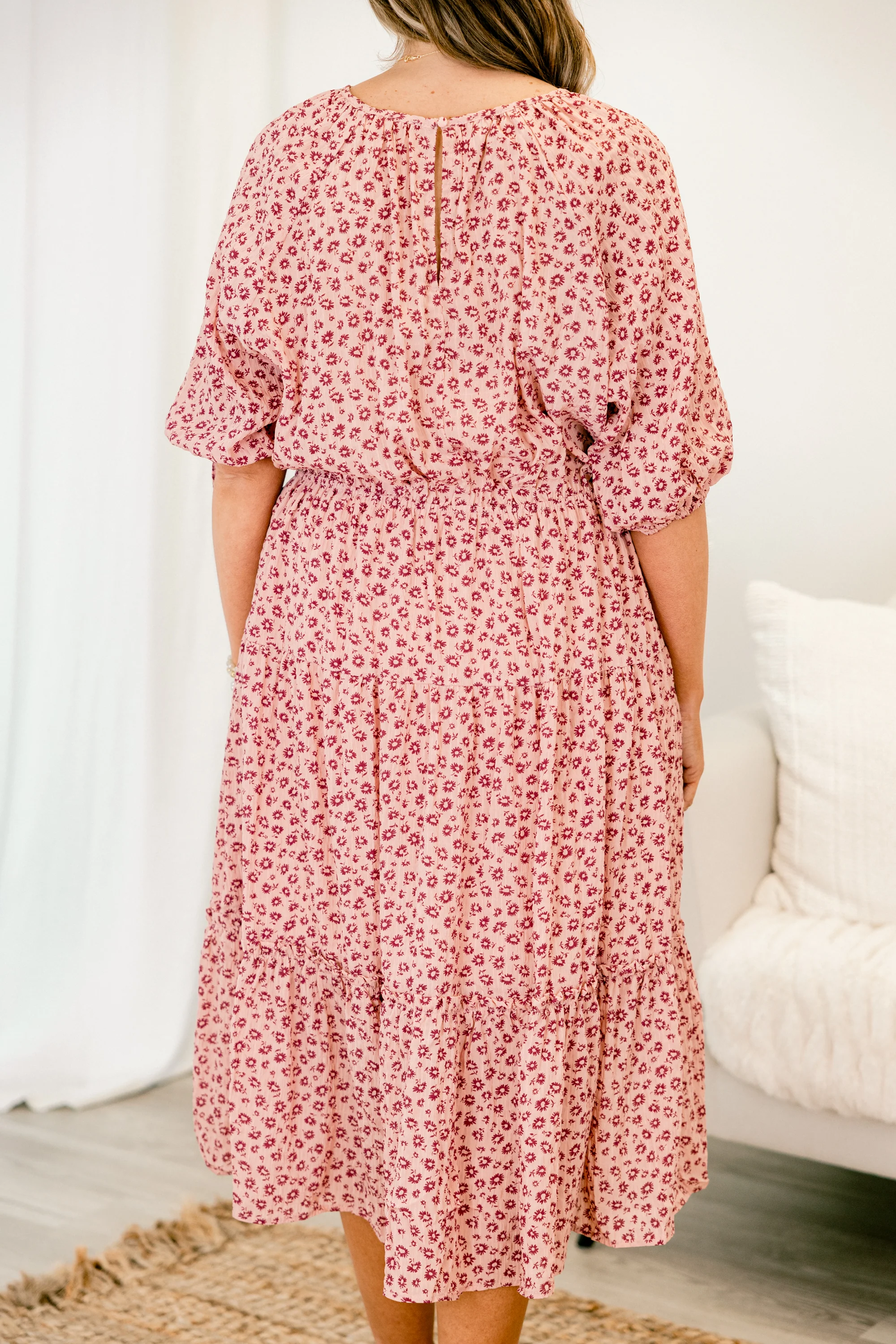 RSVP For Colder Weather Dress, Blush - Image 6