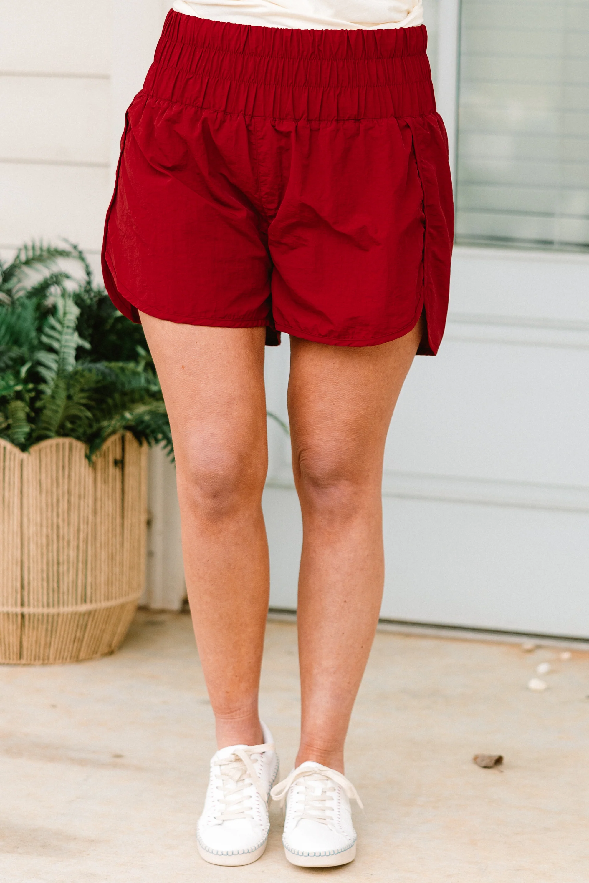 Run The World Shorts, Copper Red - Image 3