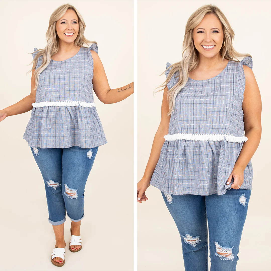 Self Starter Top, Navy - Image 6