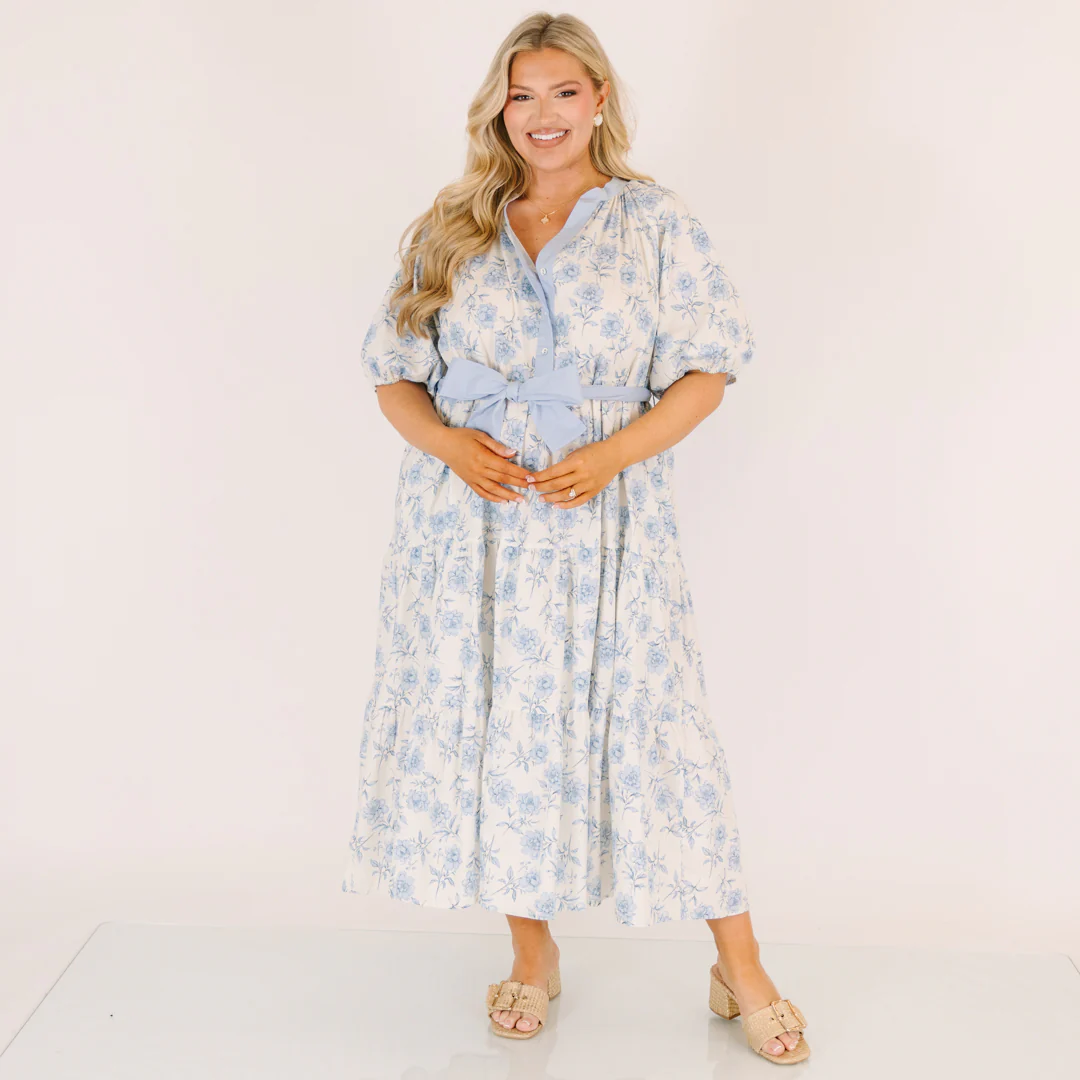 Shades Of The Shore Dress, Baby Blue - Image 8