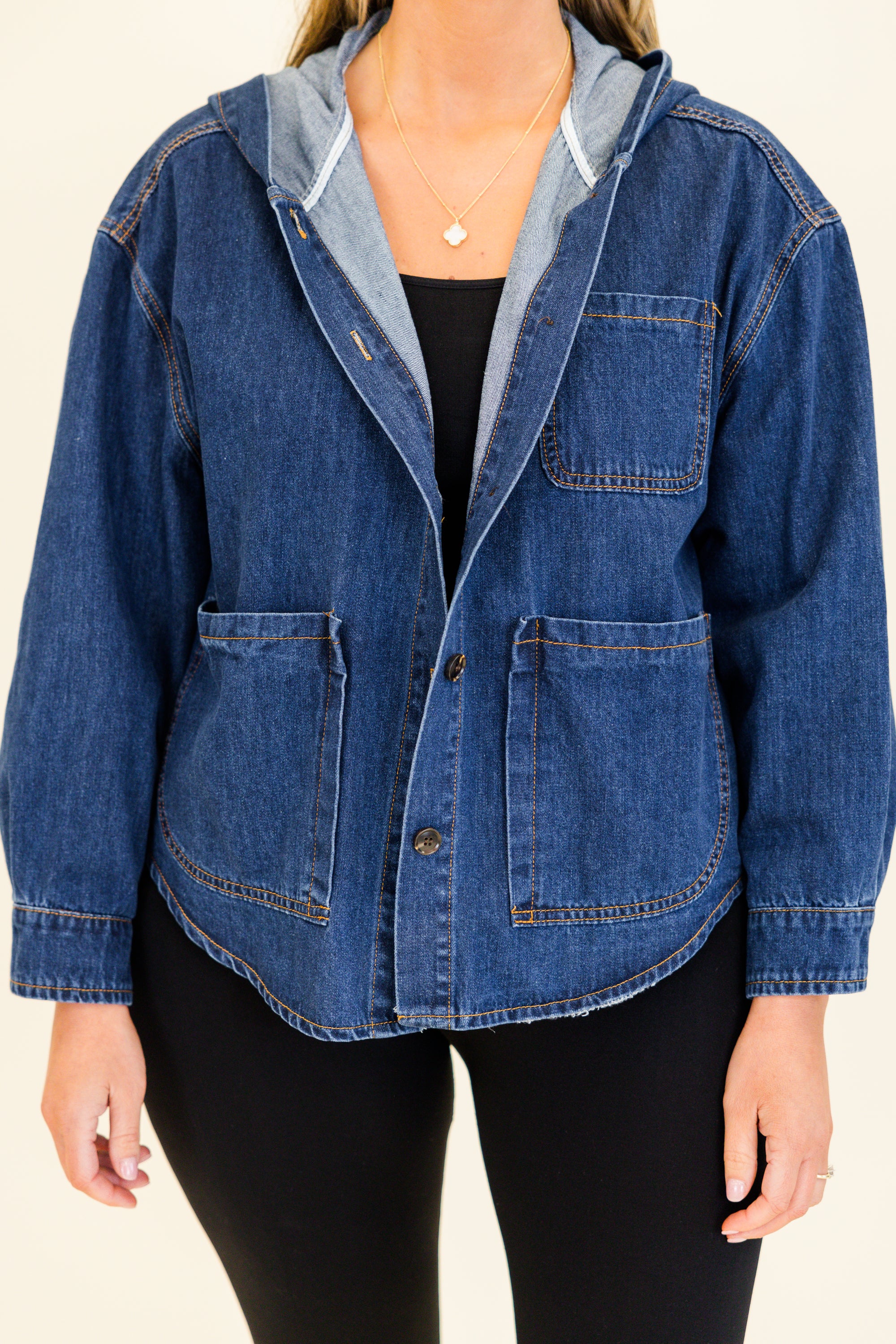 Shades Of You Jacket, Dark Wash - Image 6