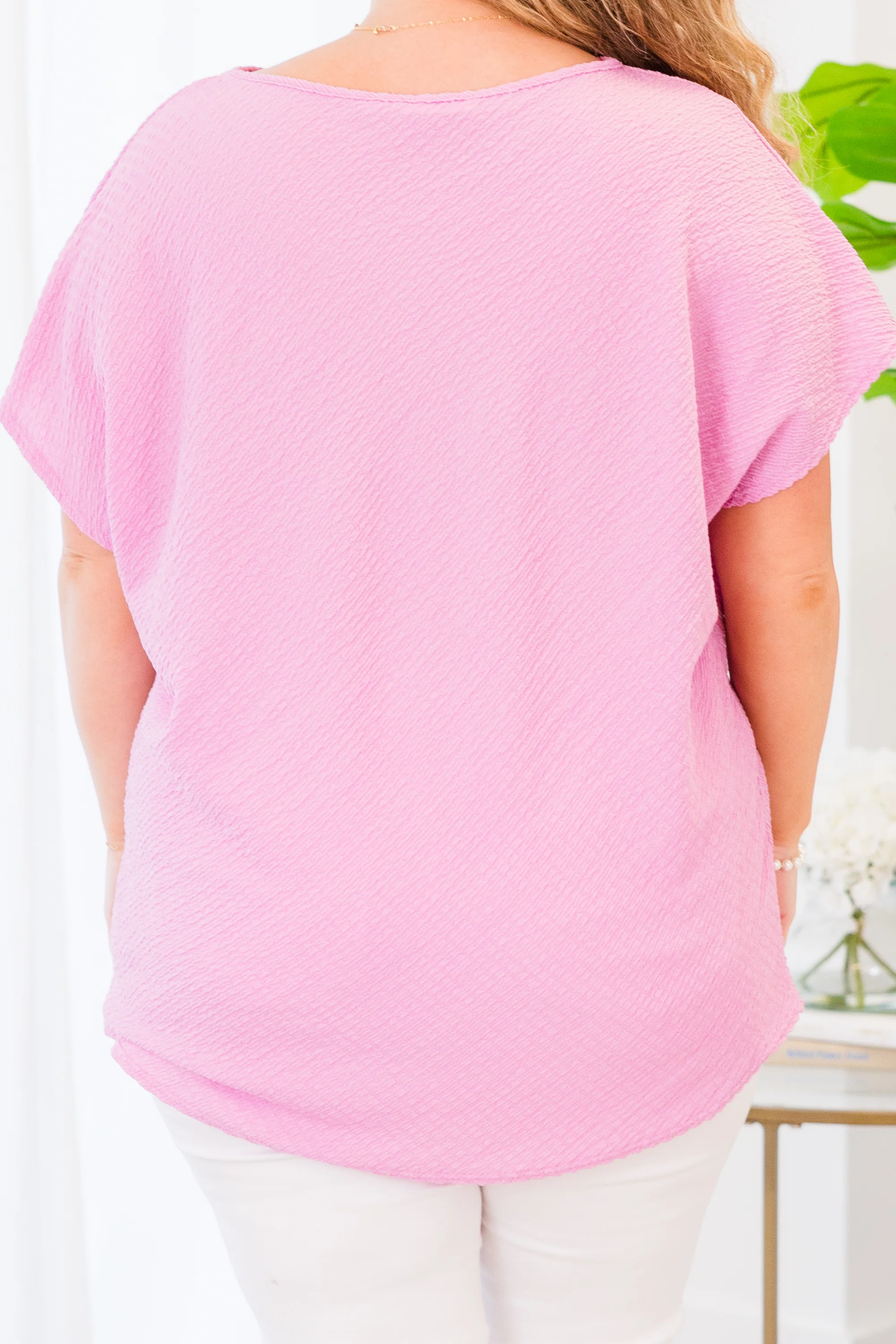 Simply You And I Top, Pink - Image 5