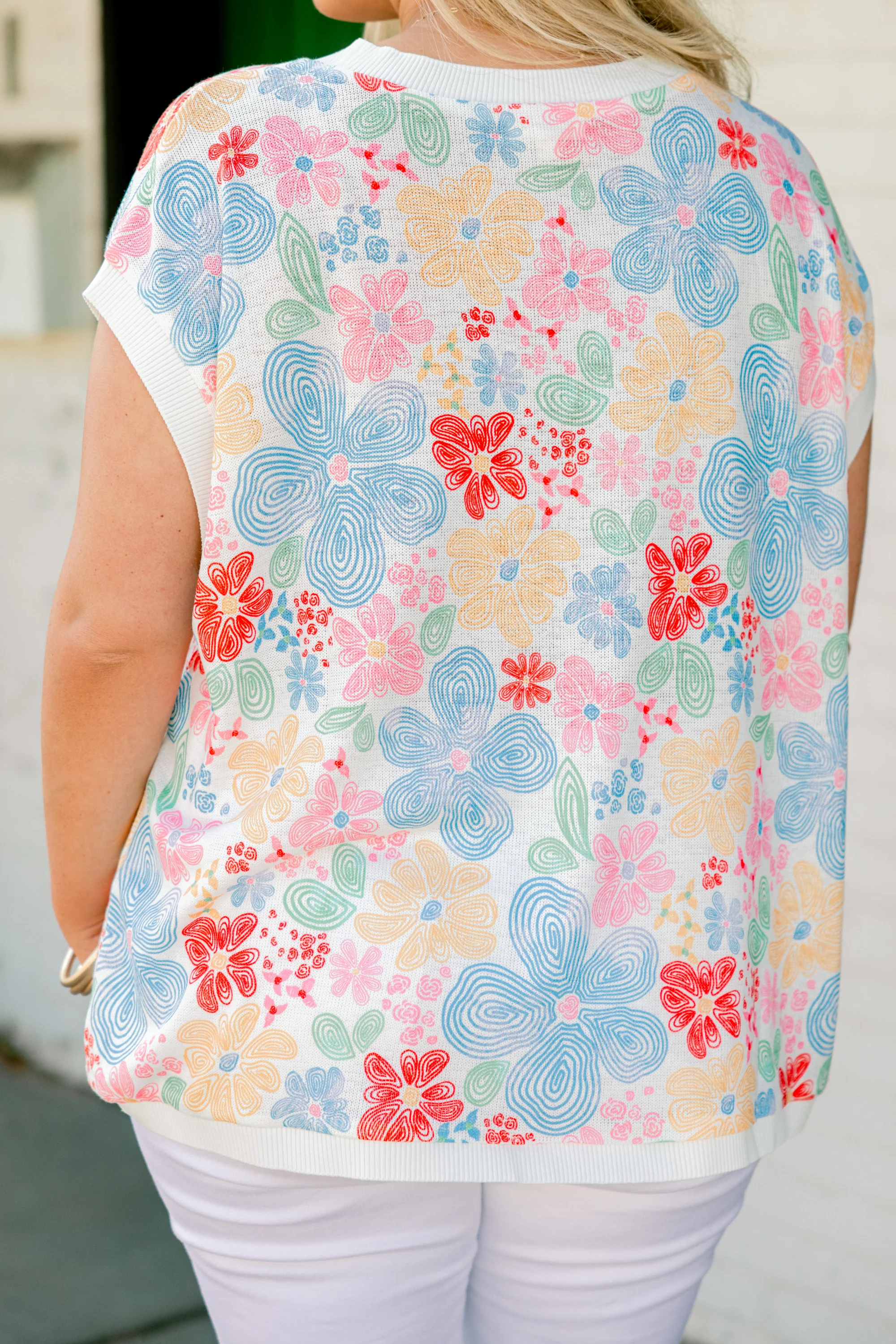 Slow Day Top, White Combo - Image 6