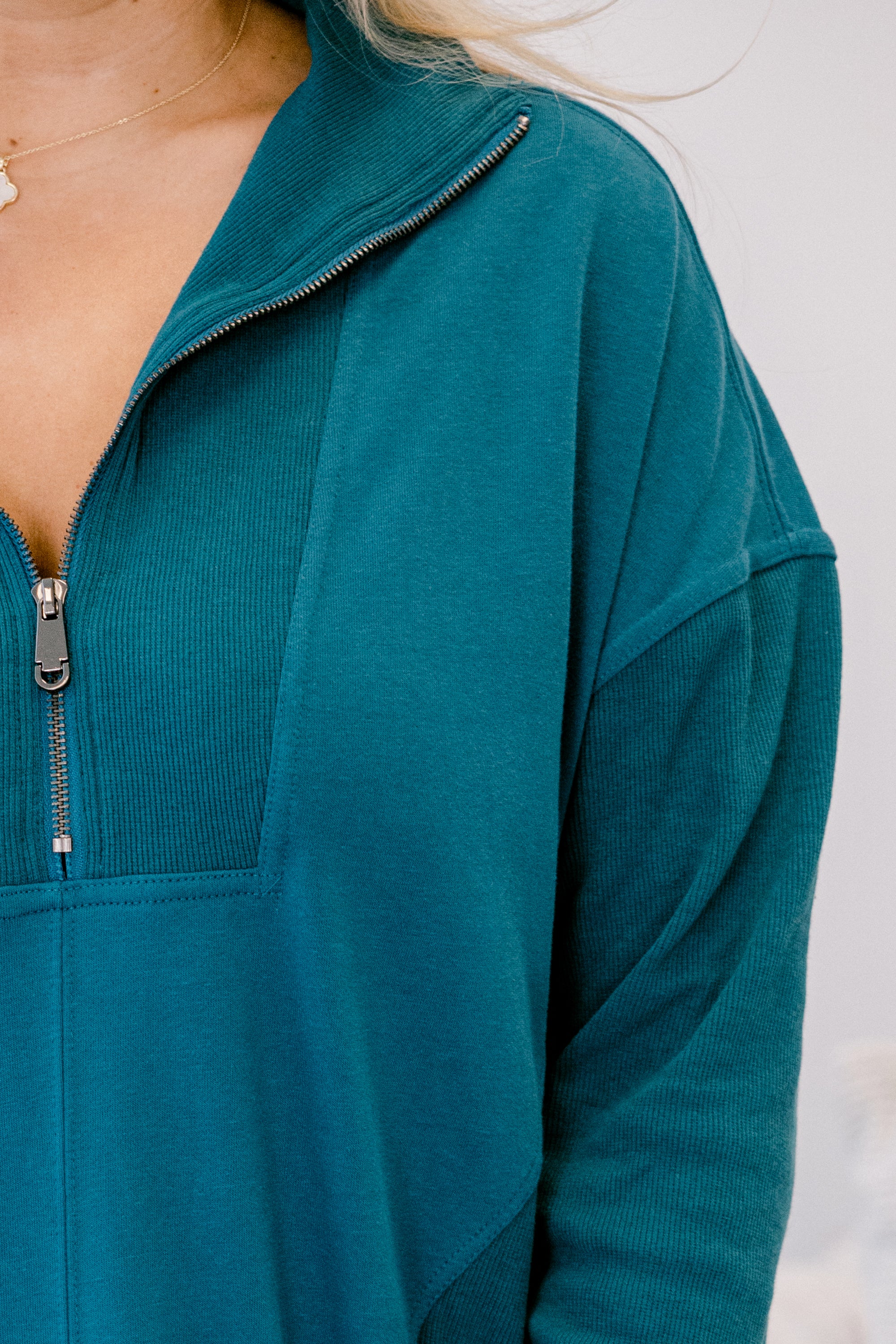 Slow It Down Dress, Dark Teal - Image 4