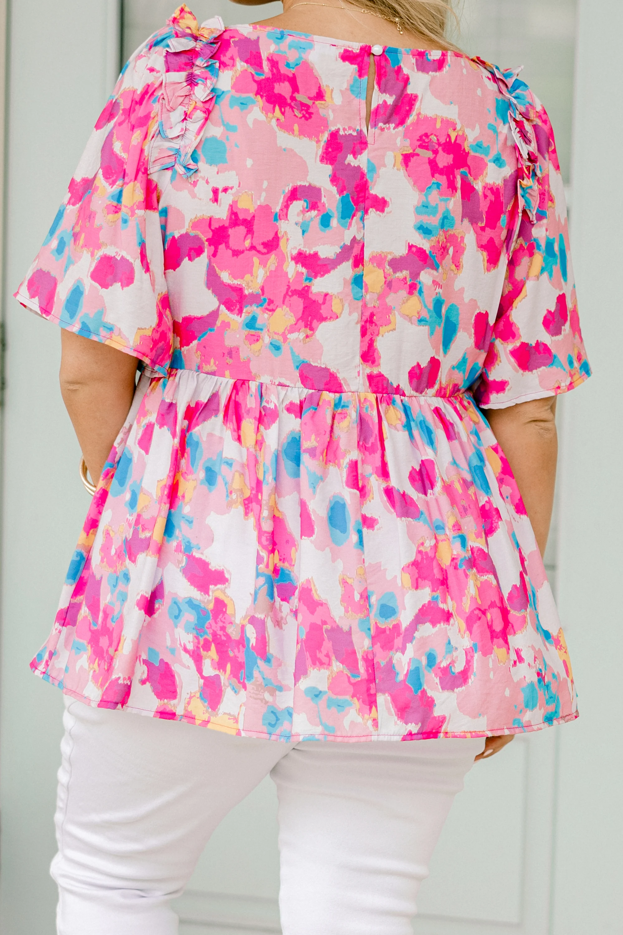 Slower Days Top, Pink - Image 6