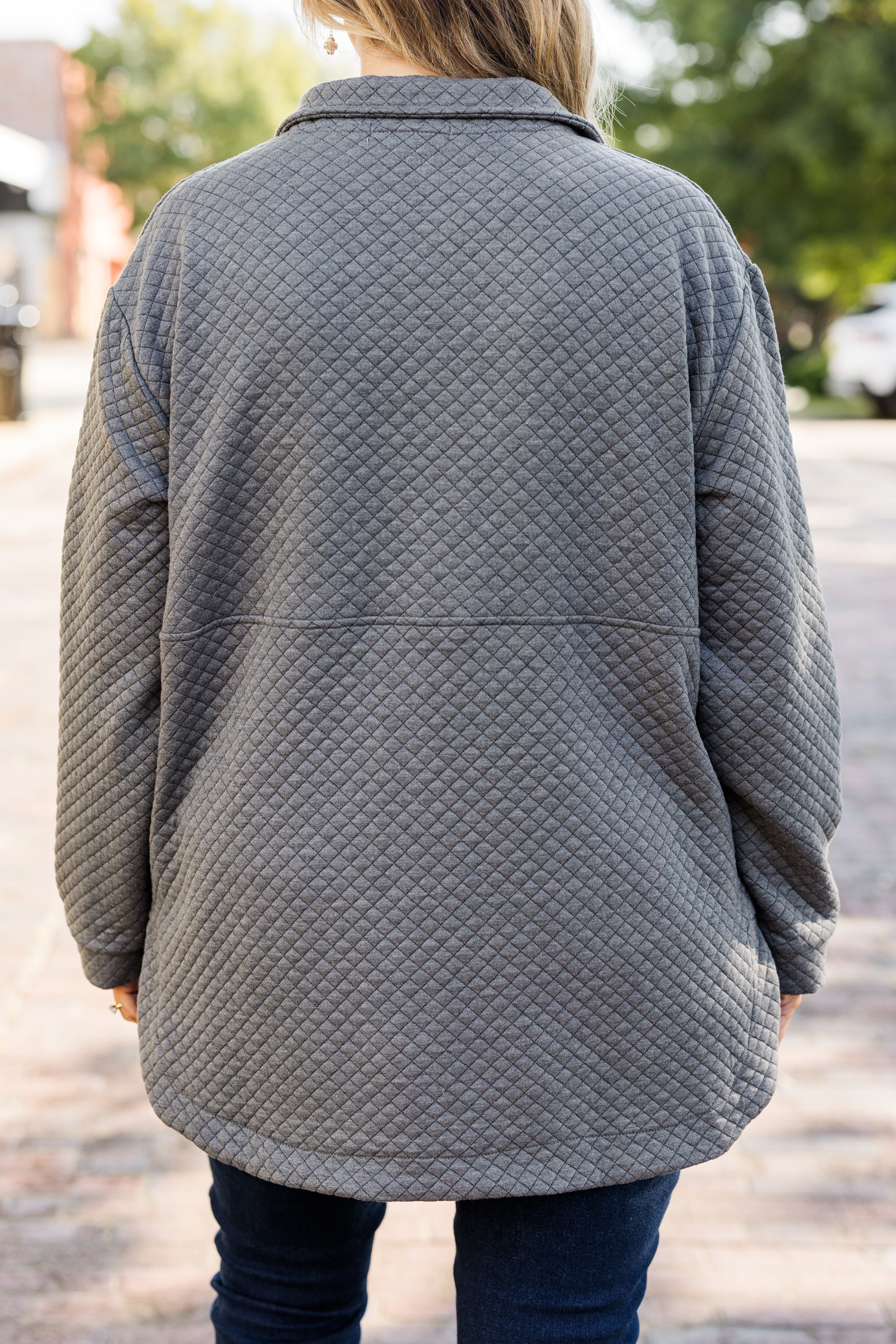 Snuggle Me Up Pullover, Charcoal Gray - Image 6