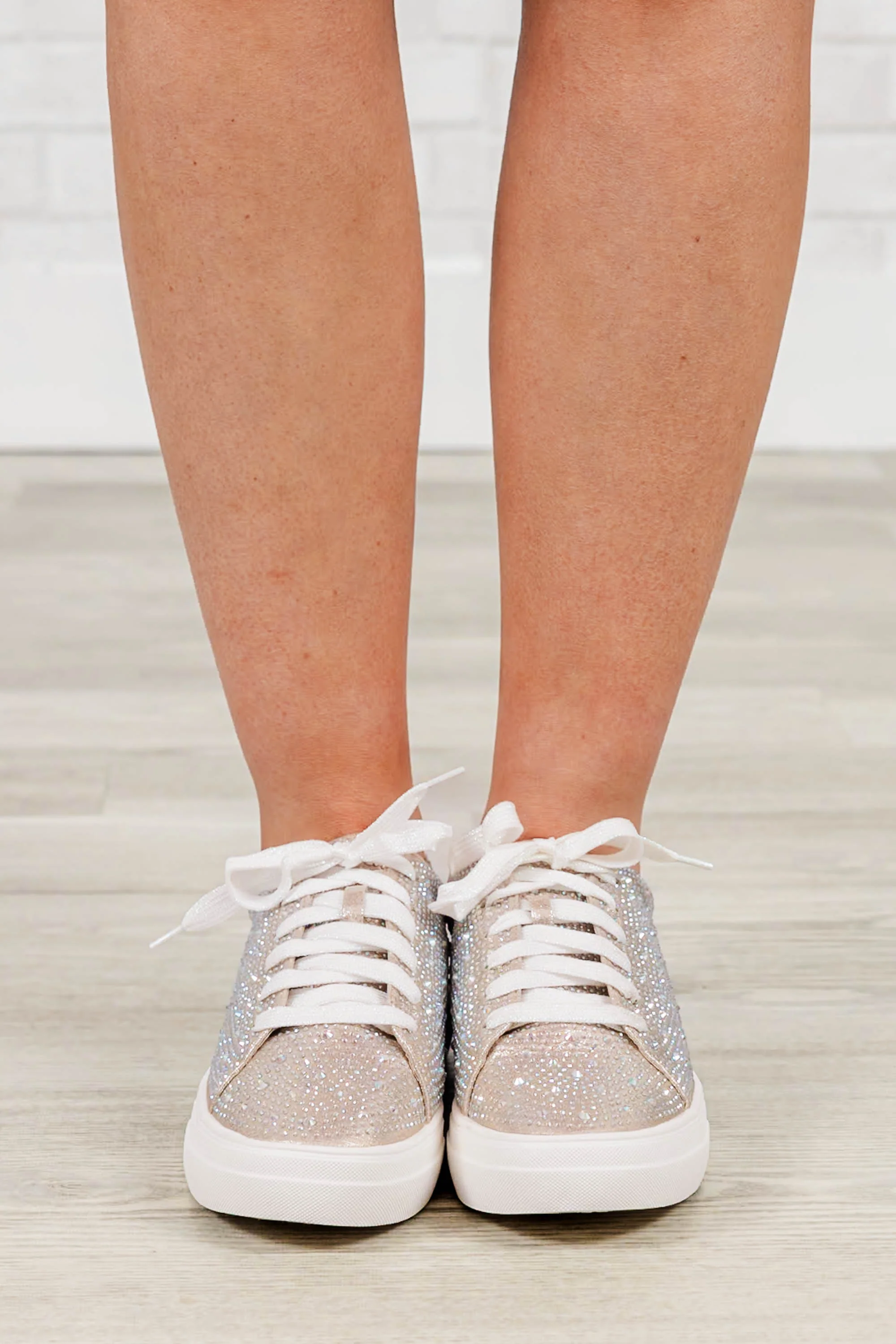So Glitter Time Sneaker, Champagne - Image 4