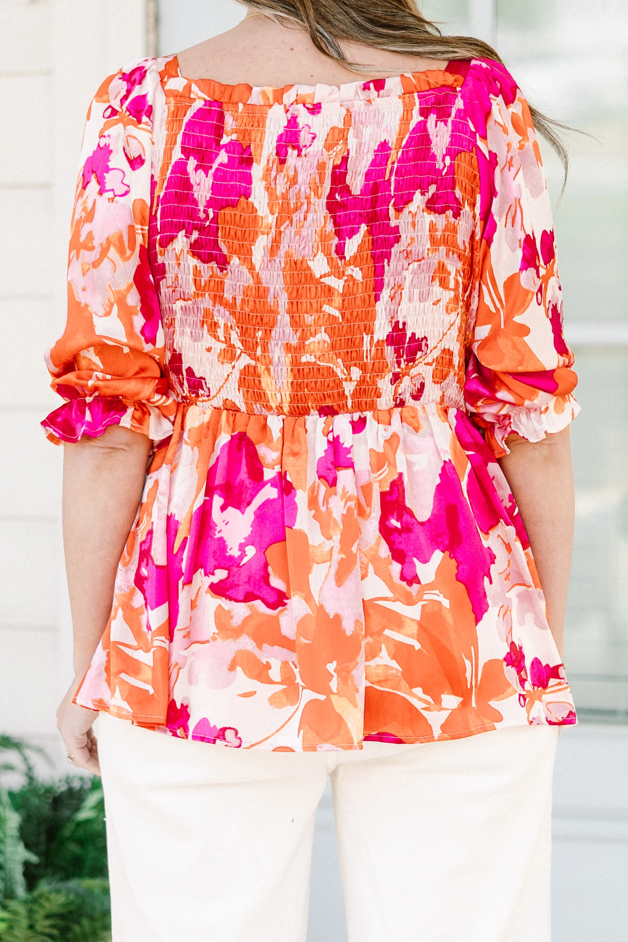 Soiree On The Shore Top, Pink - Image 6
