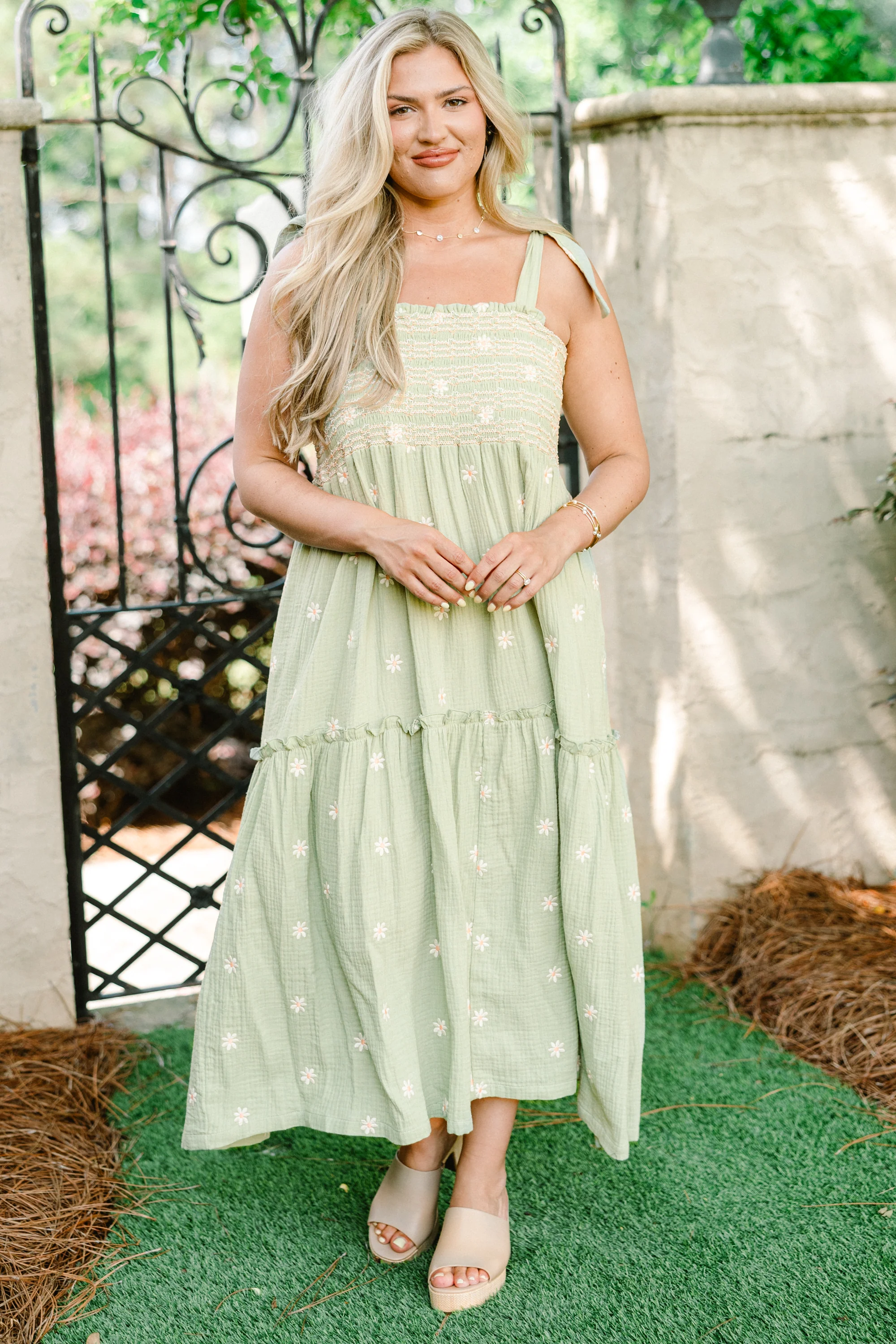 Spring Beauty Dress, Mint - Image 2