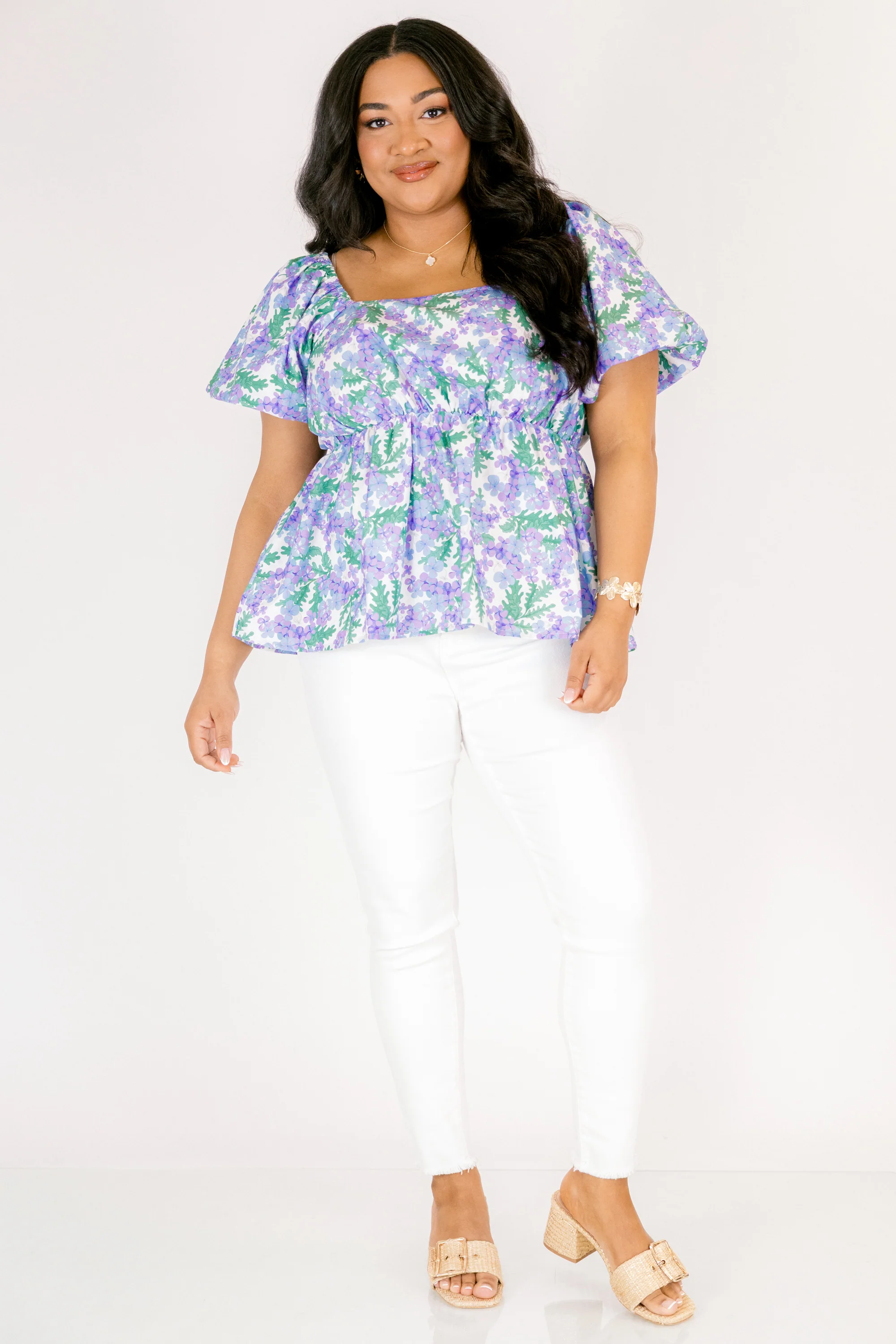Spring Romance Top, Purple - Image 2