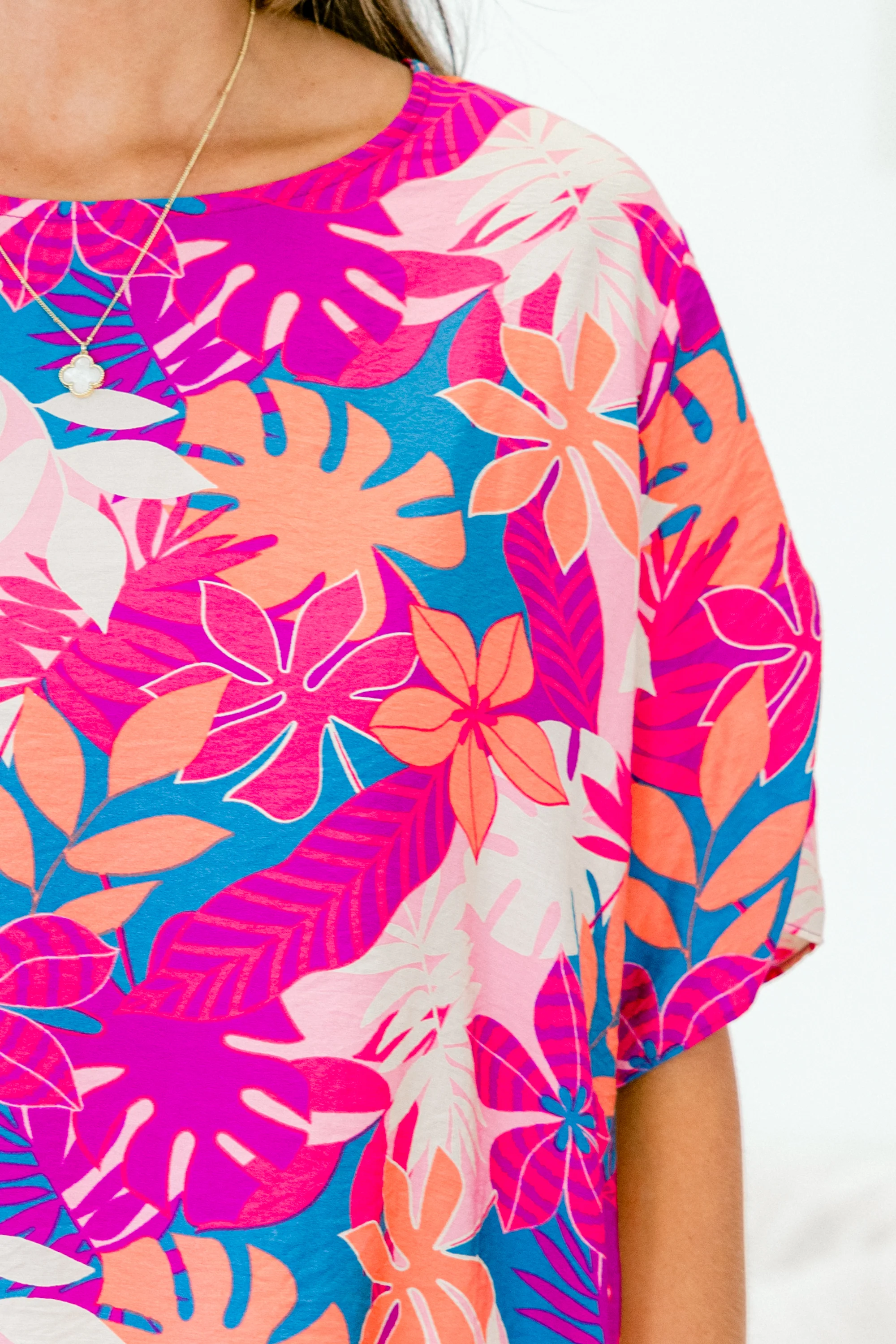 Spring To Life Top, Fuchsia-Magenta - Image 4