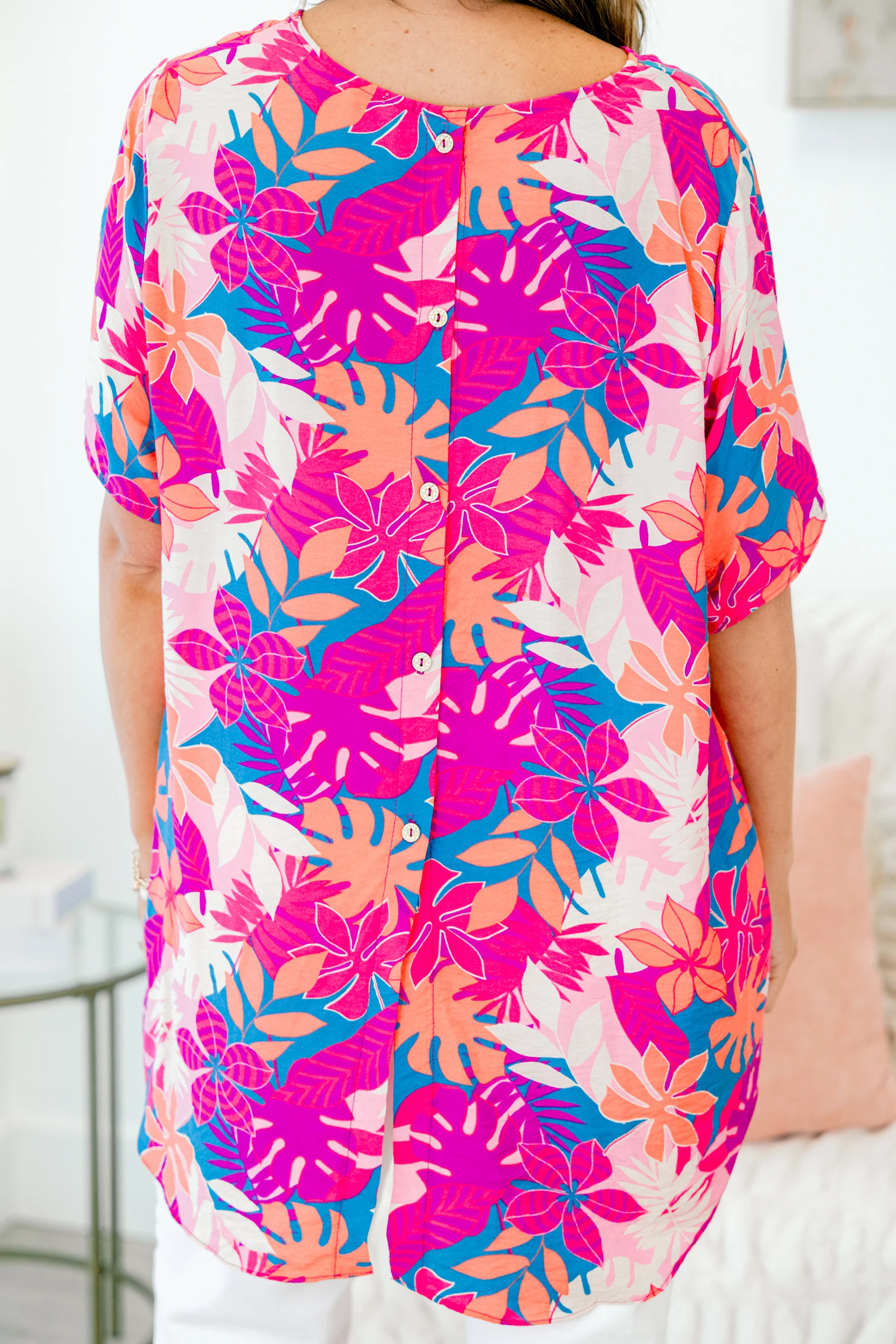 Spring To Life Top, Fuchsia-Magenta - Image 6