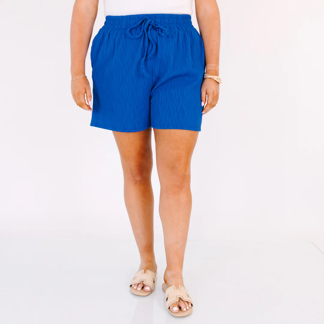 Story Of My Life Shorts, Royal Blue - Image 7