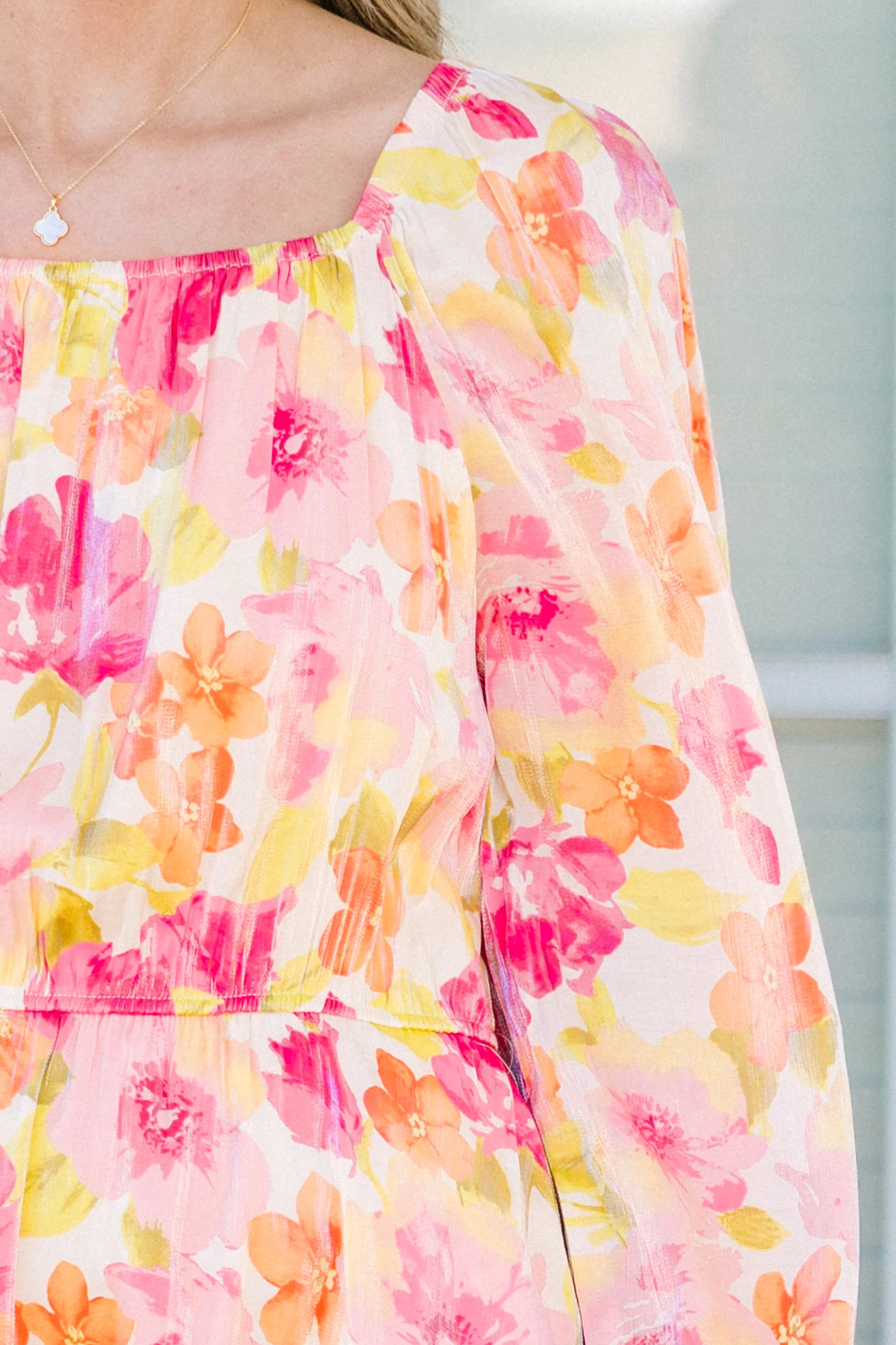 Story Unfolding Dress, Pink - Image 4