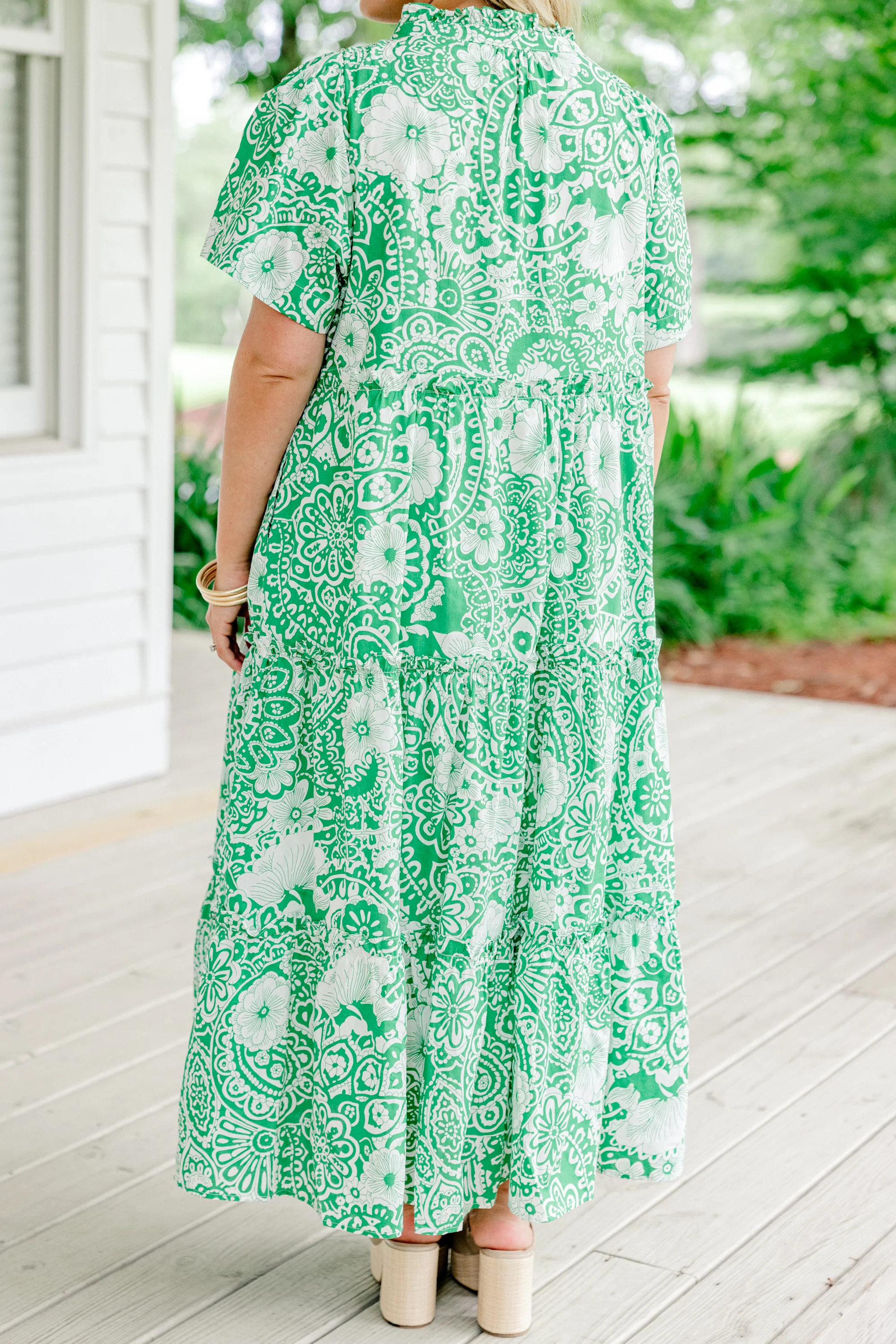 Straight Shot Dress, Green - Image 6