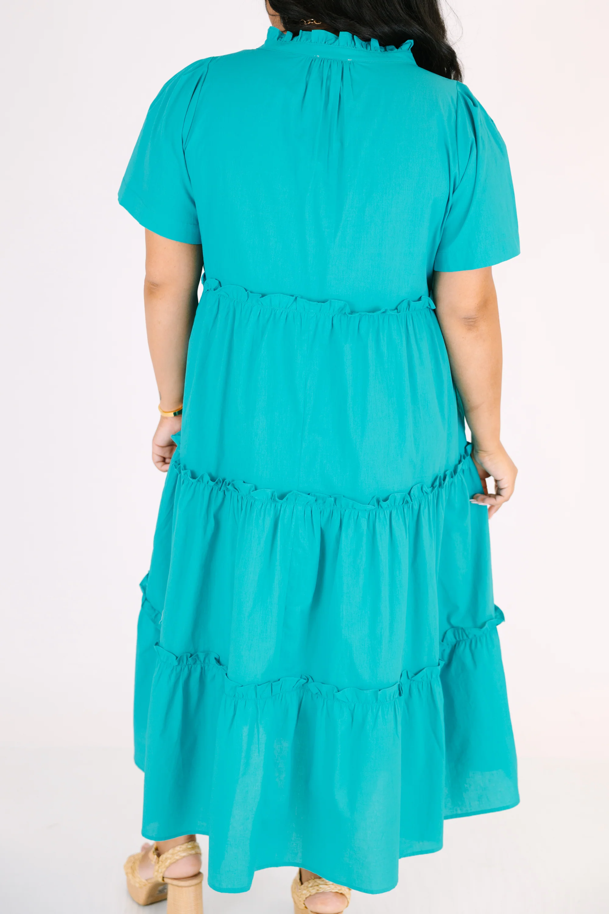 Straight Shot Dress, Teal - Image 7