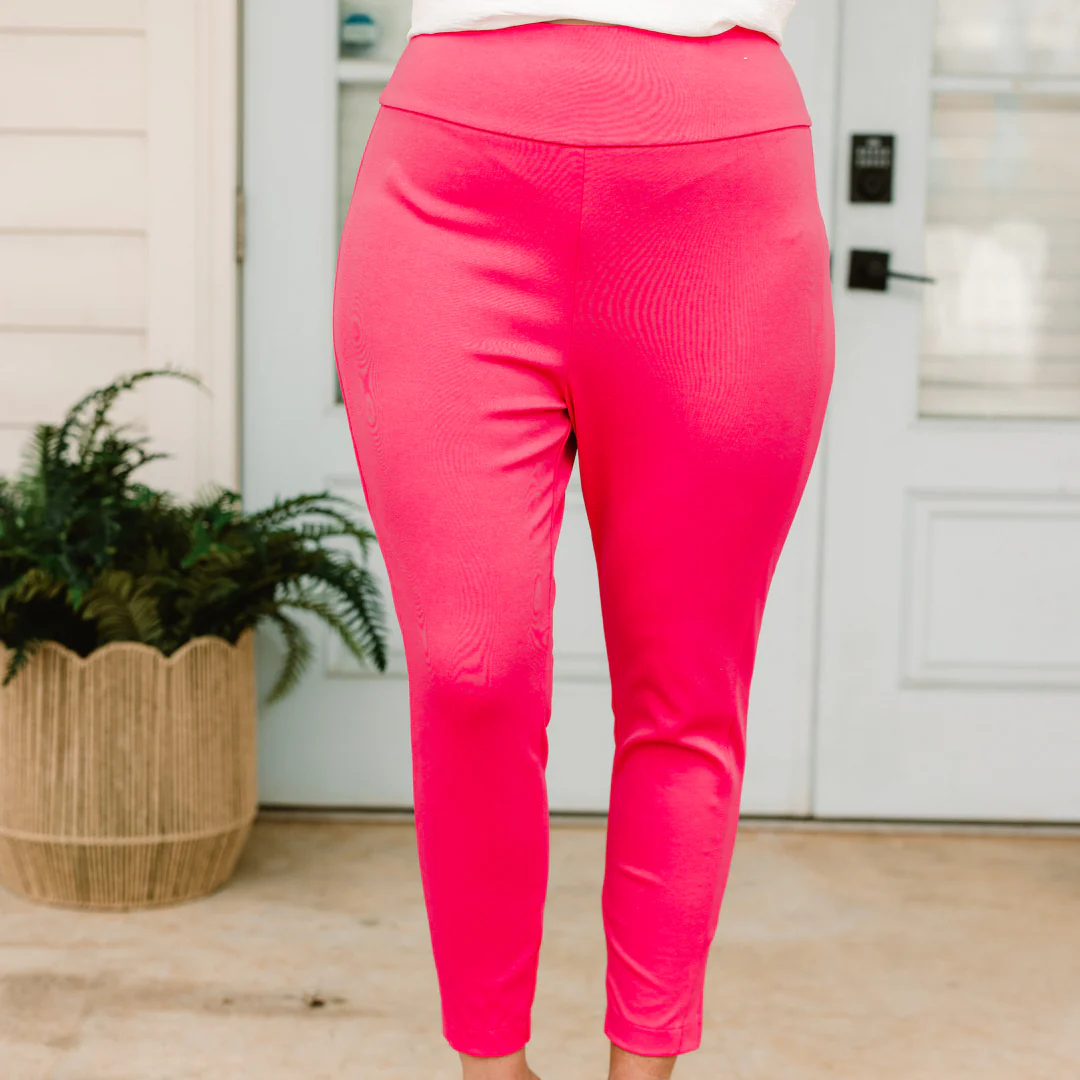 Strut Your Style Pants, Pink Sapphire - Image 7