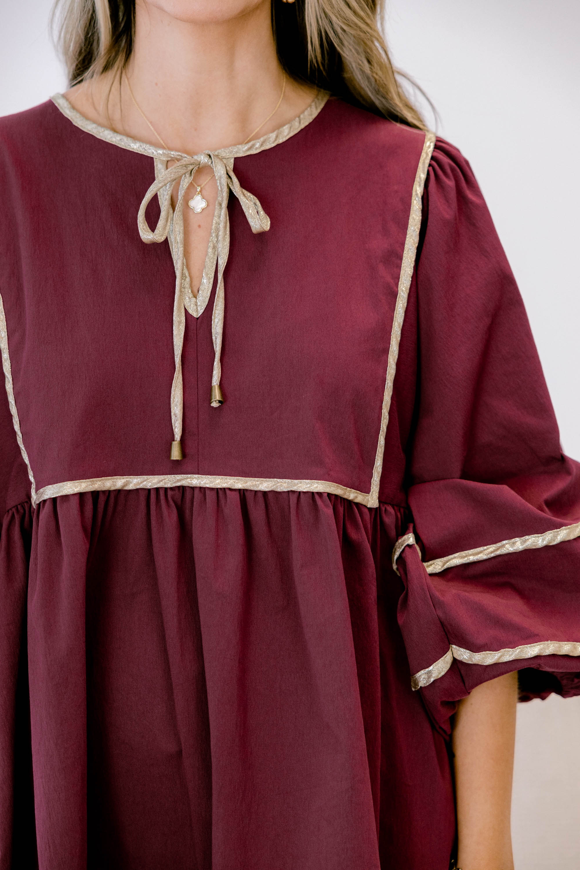 Stuck In Your Ways Dress, Plum - Image 4