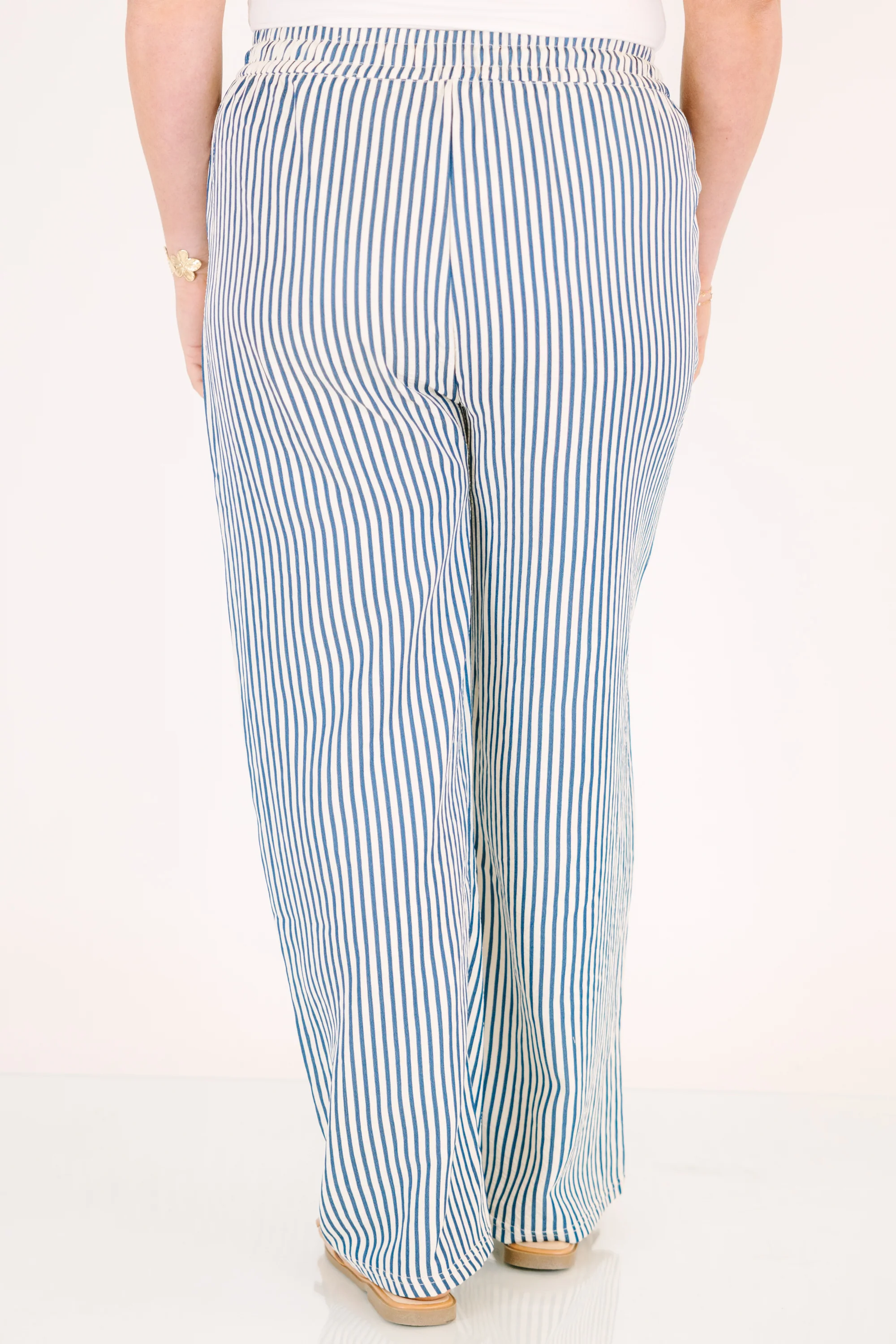 Summer Comfort Pants, Blue Stripe - Image 5