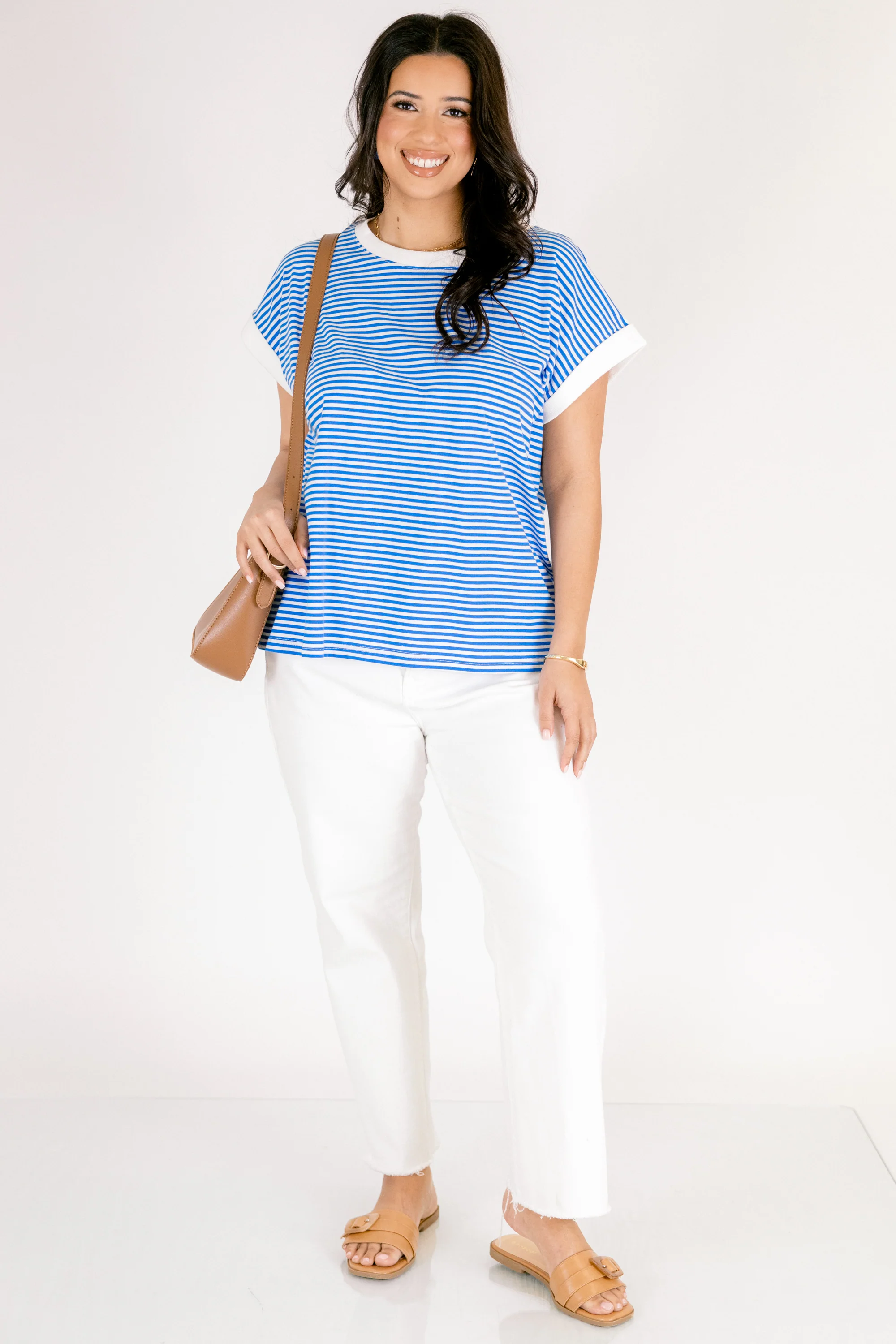 Sunday Stroll Tee, Ocean Blue - Image 2