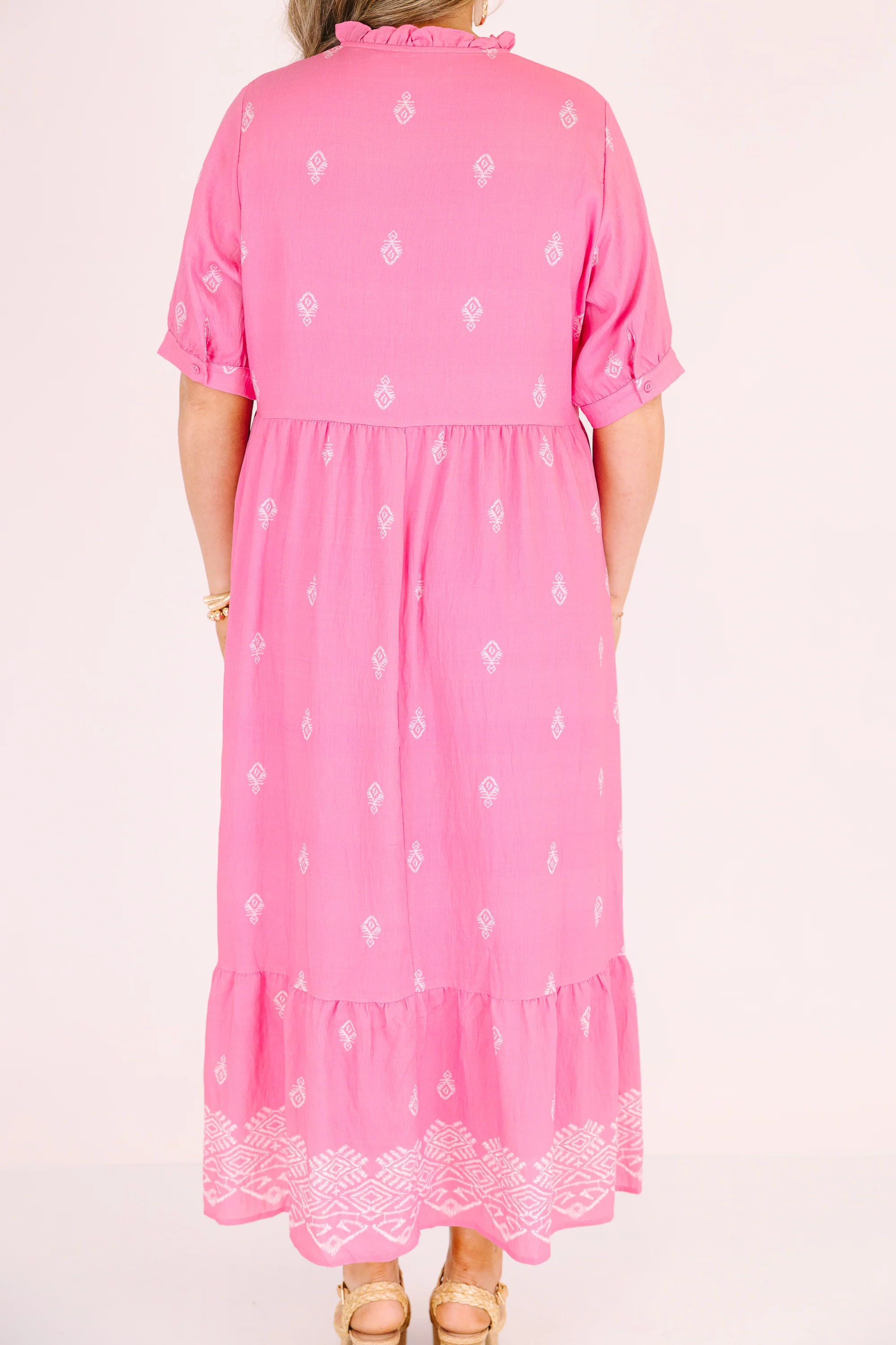 Sweet As Can Be Dress, Hot Pink - Image 6