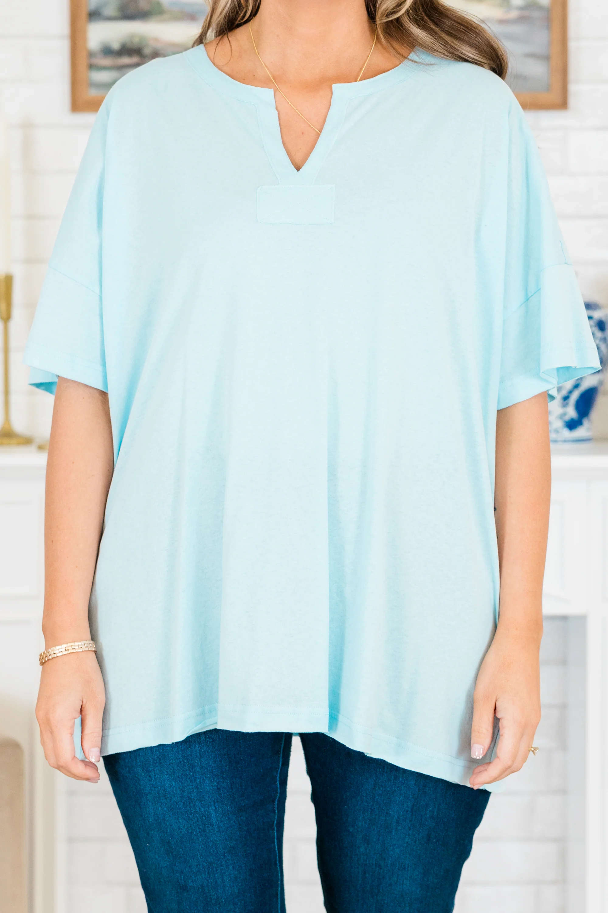 Sweet Like Sugar Top, Blue - Image 5