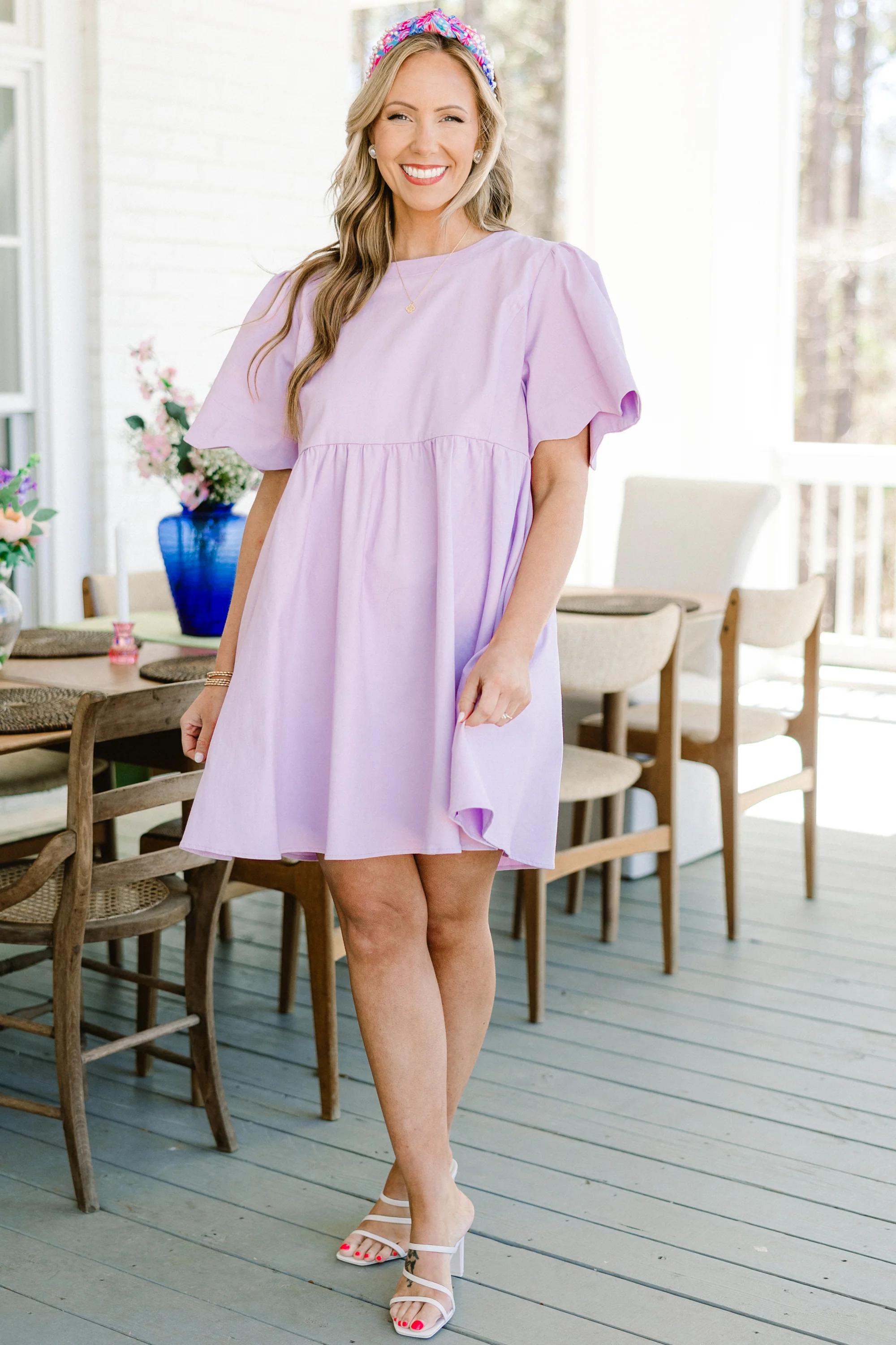 Sweet New Days Dress, Lilac - Image 3