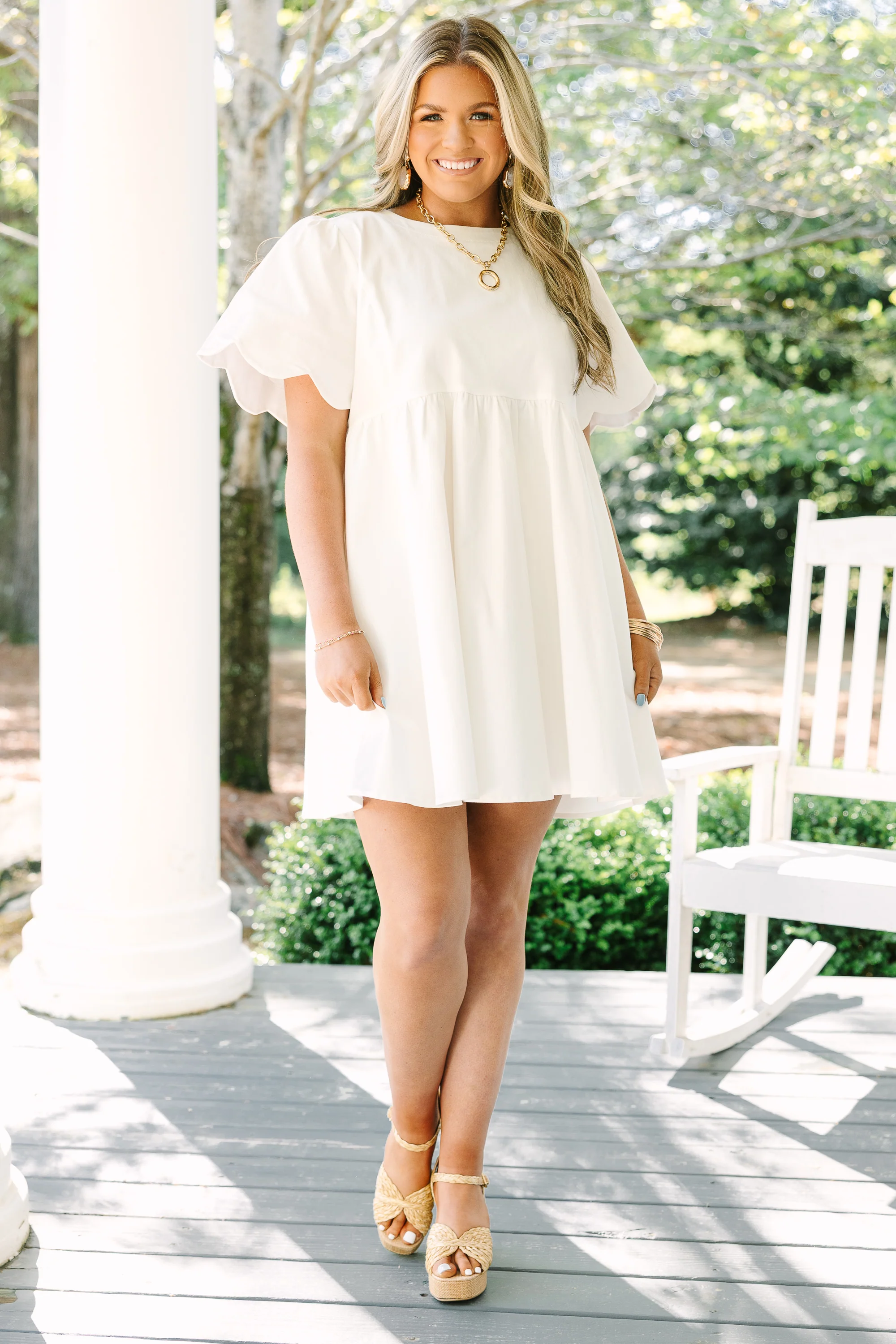 Sweet New Days Dress, White - Image 2