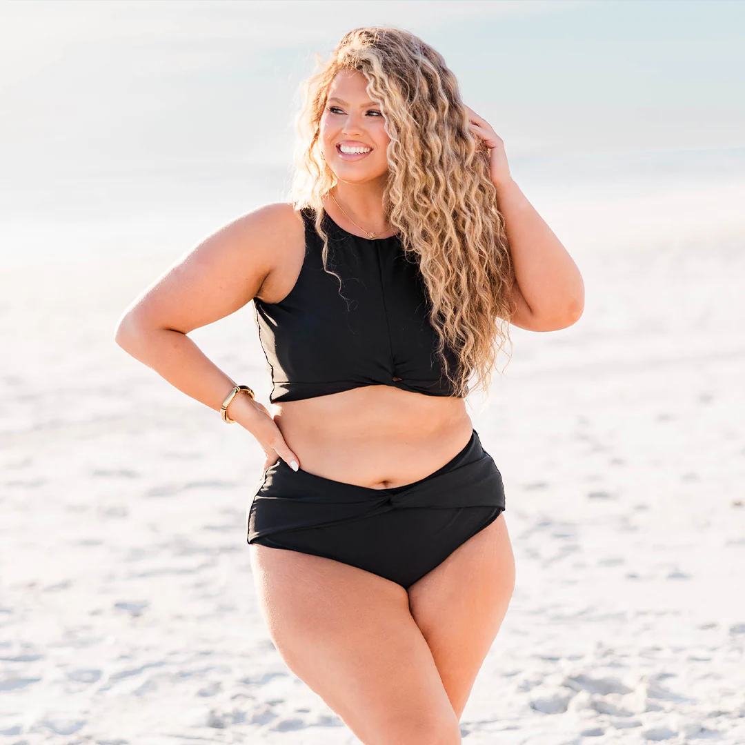 Swim With Me Swim Top, Black - Image 6