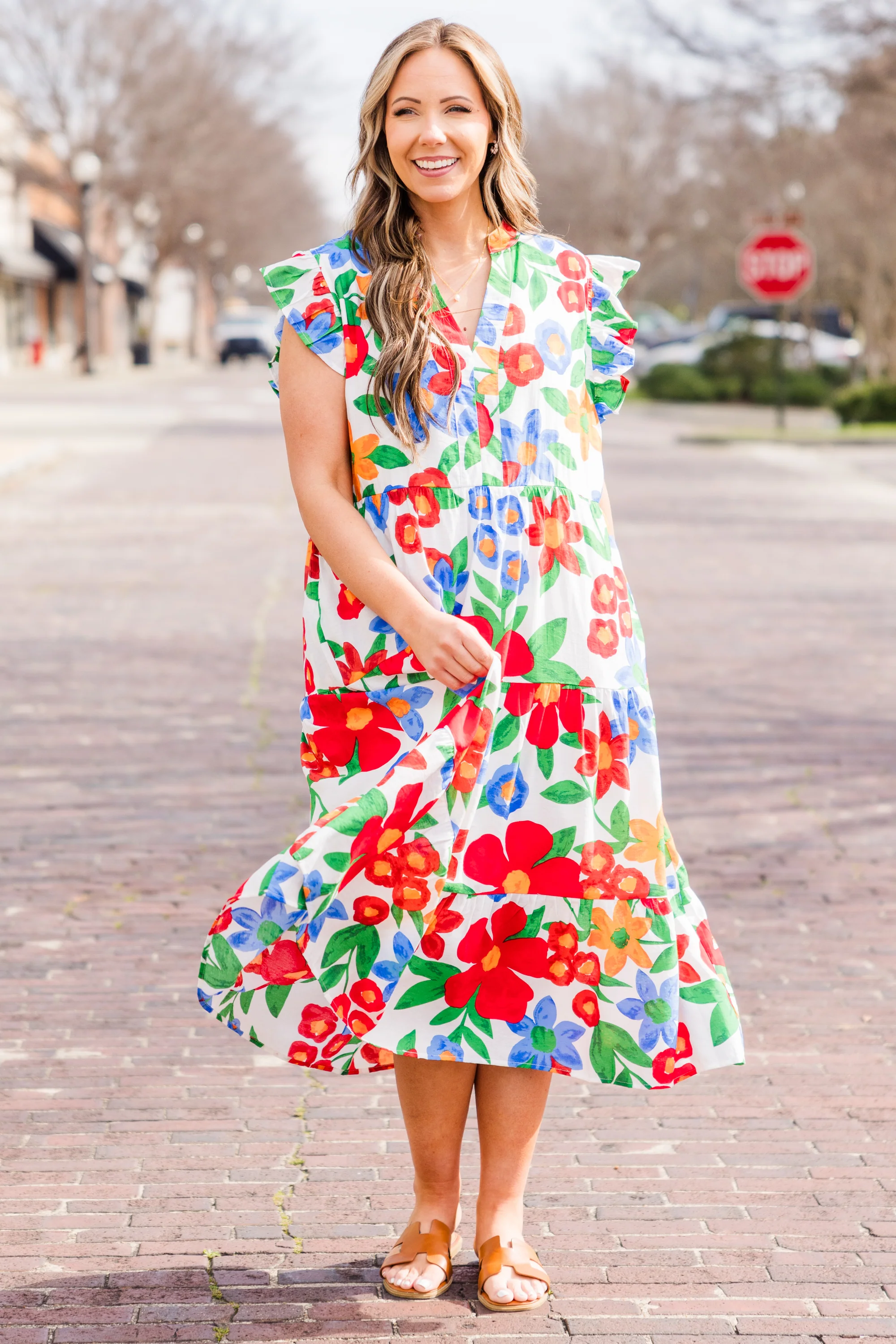 Take Me To Mexico Dress, White - Image 2