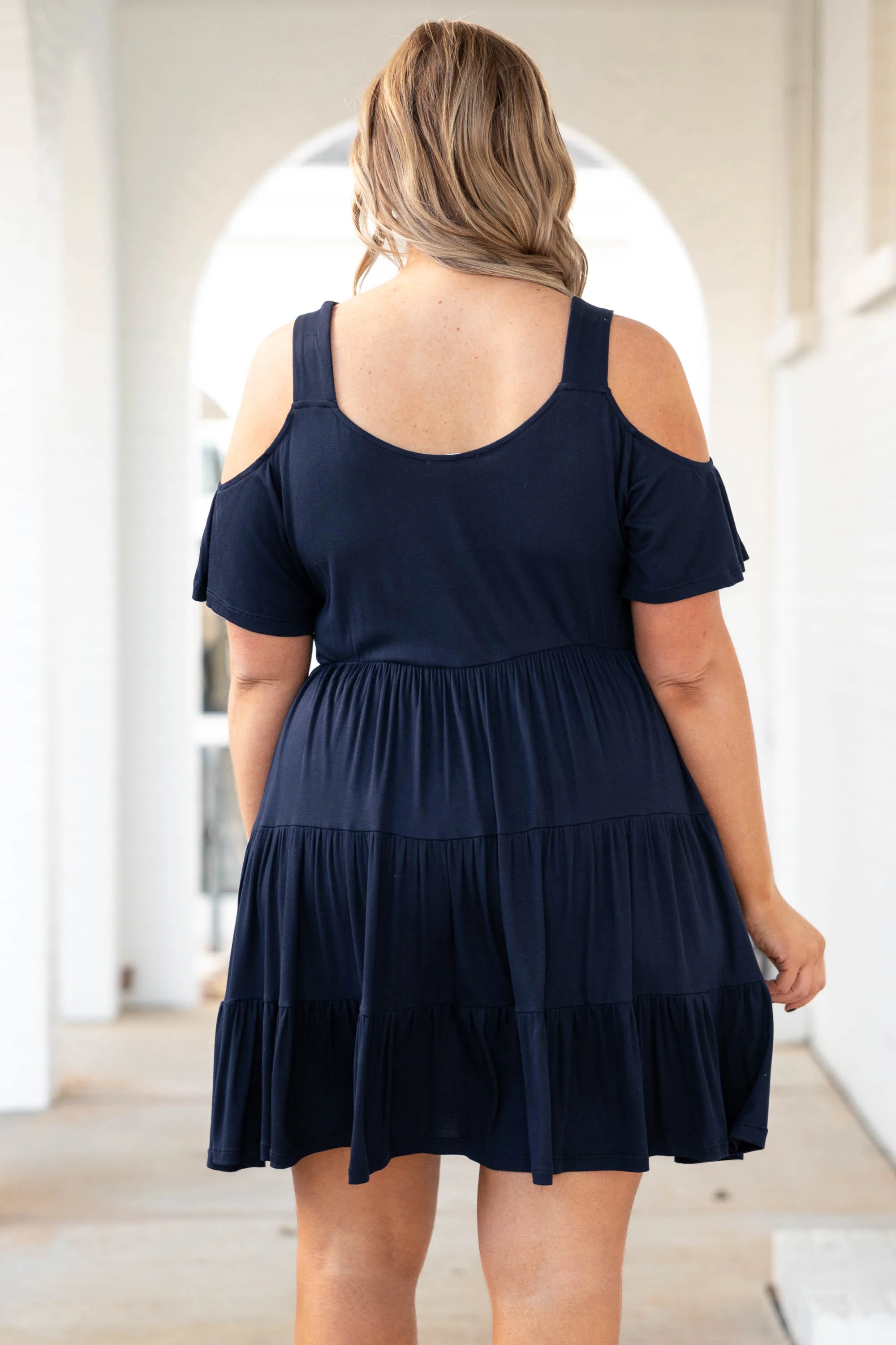 Taste And Style Dress, Navy - Image 5