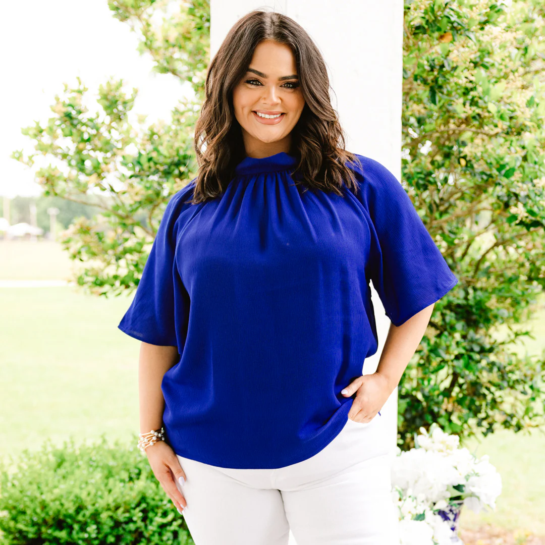 That's Rich Top, Royal Blue - Image 7