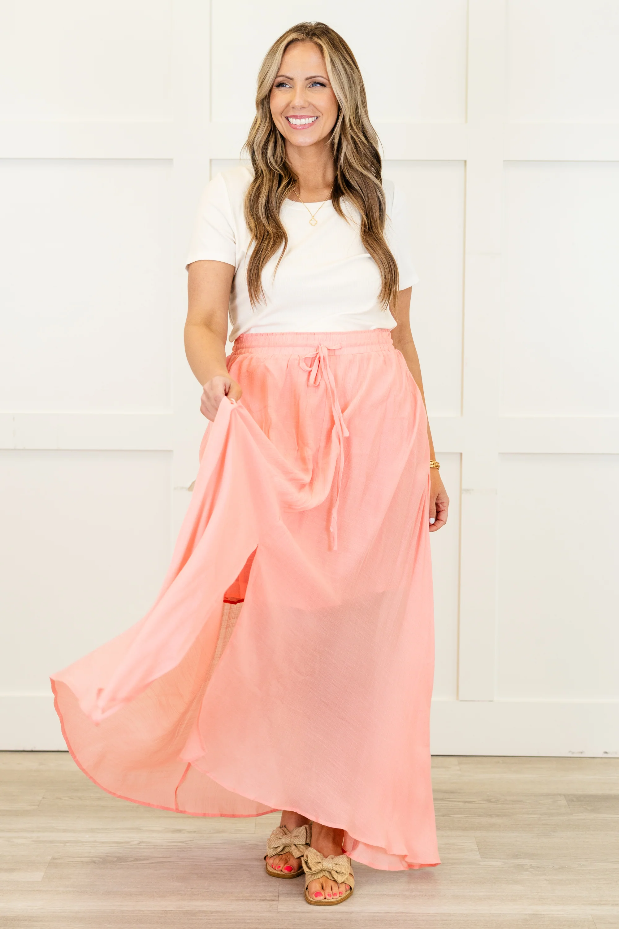 The Break Is Over Skirt, Pastel Pink - Image 2