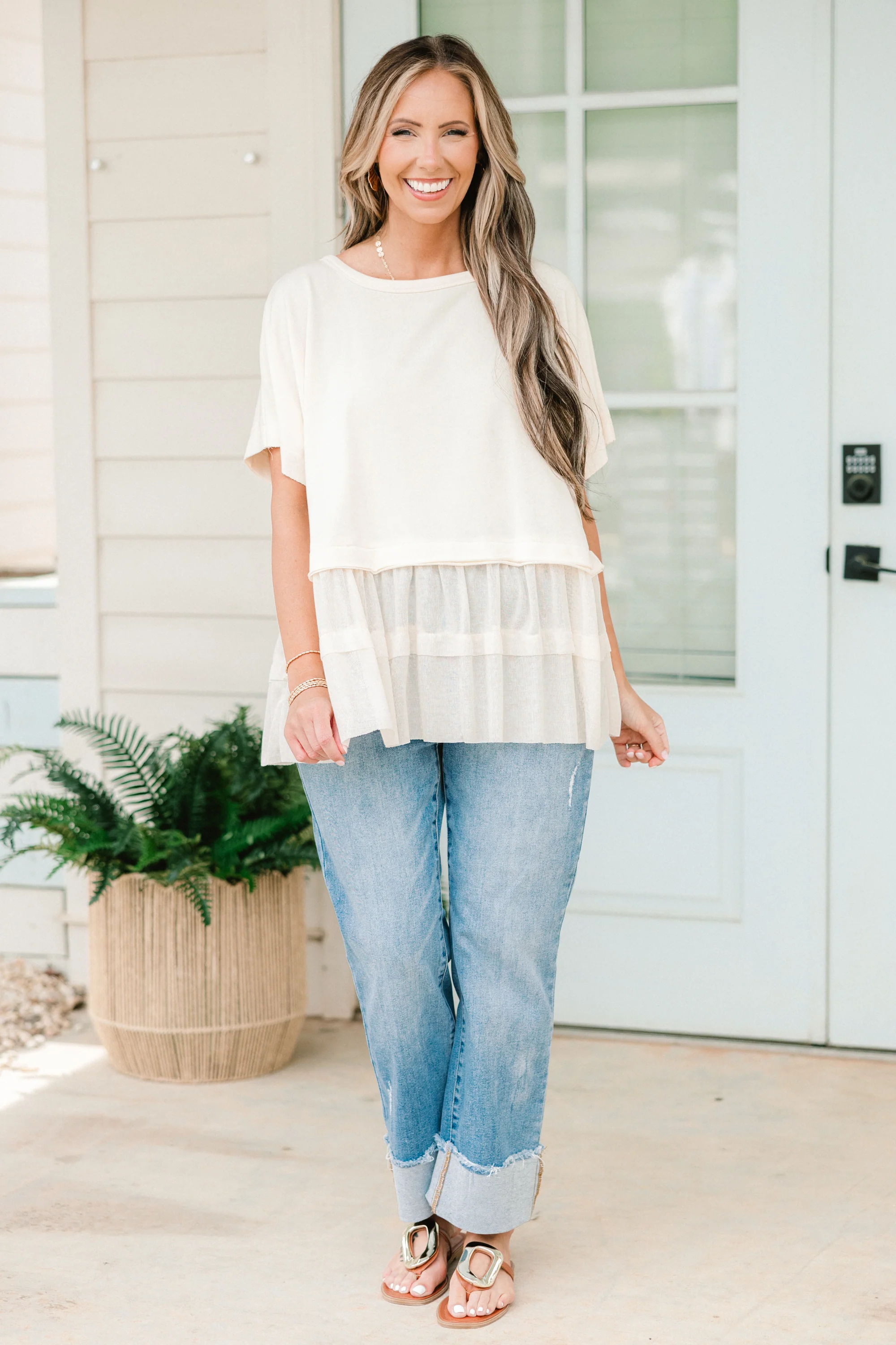 The Call Top, Ivory - Image 2
