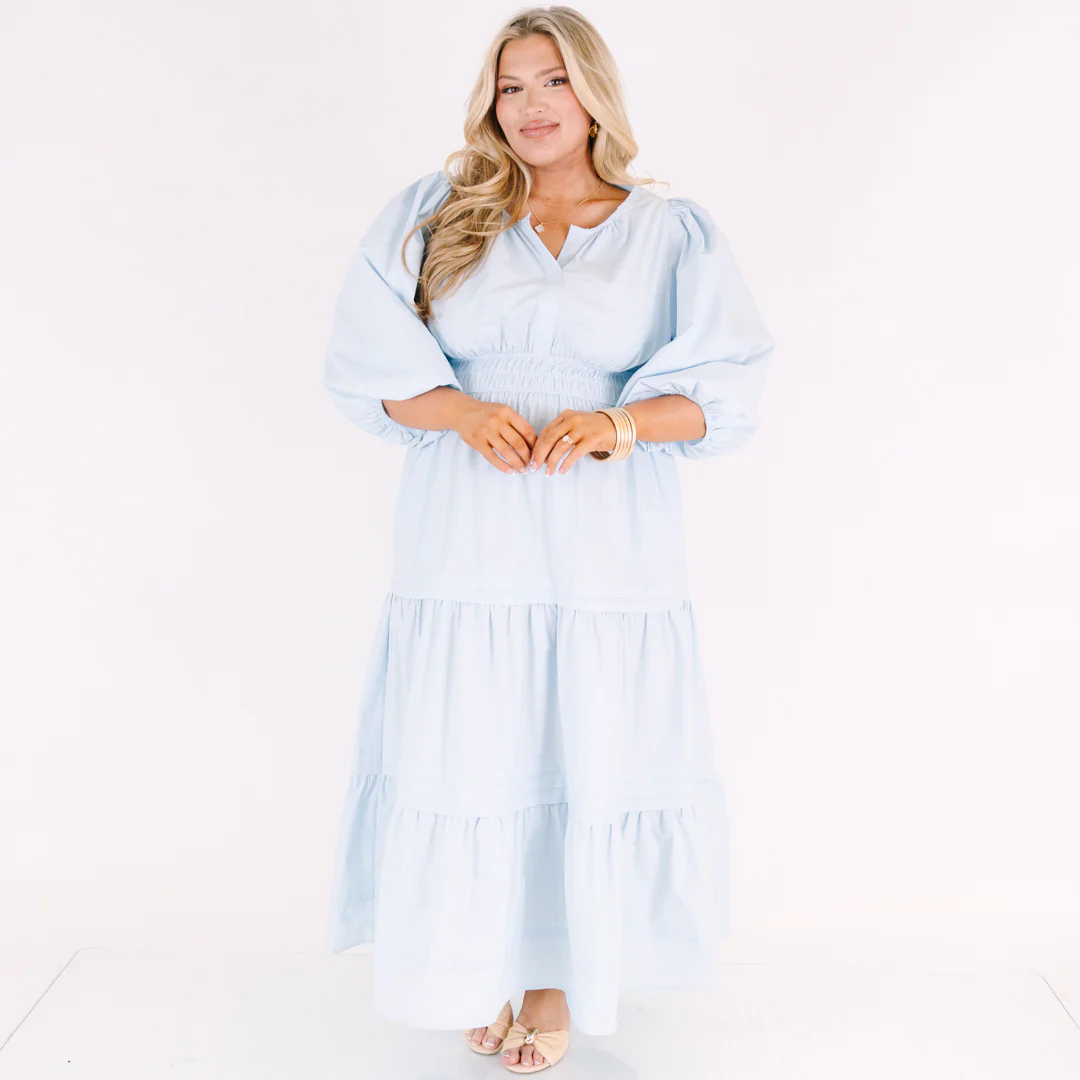 The Clear Choice Dress, Baby Blue - Image 8