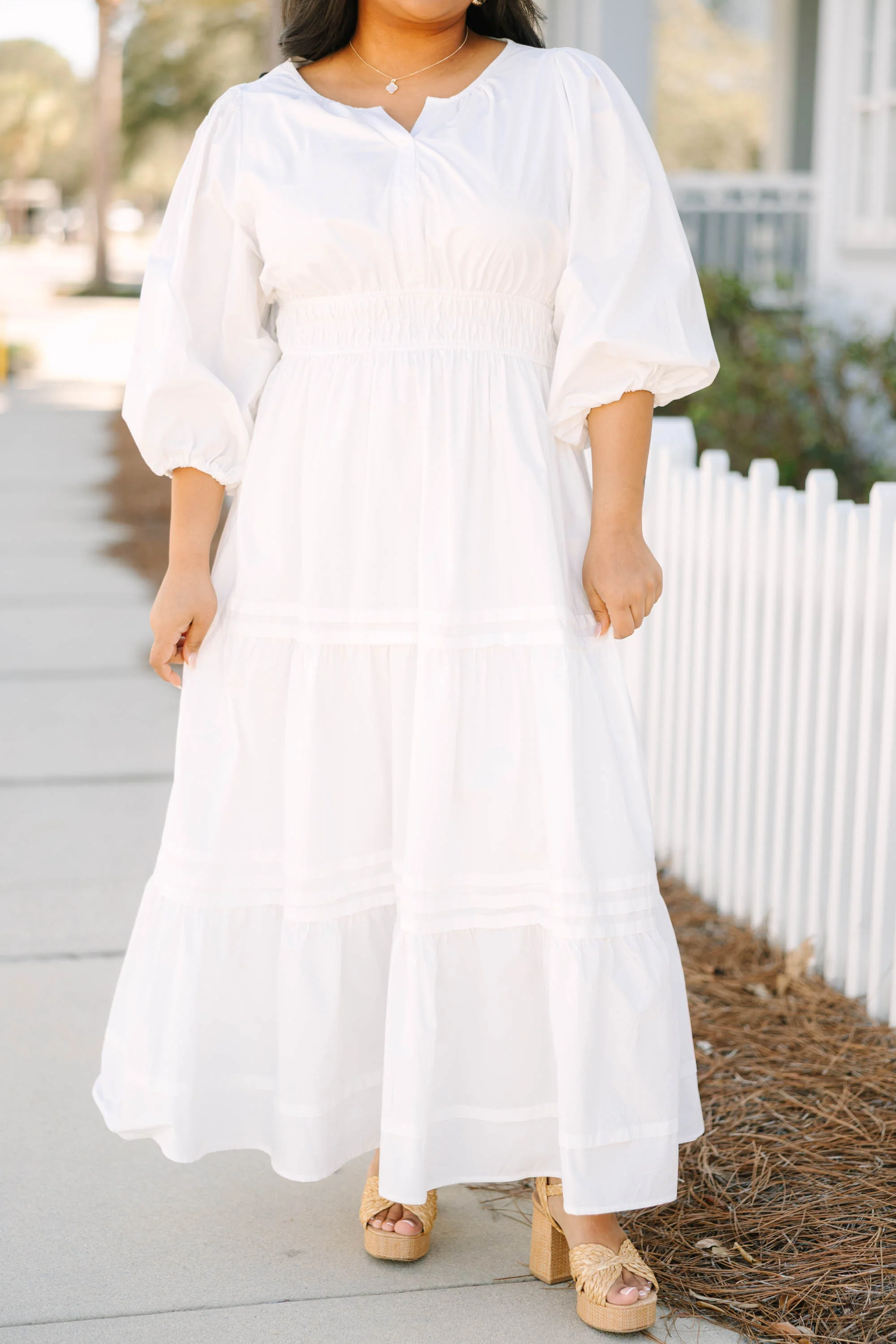 The Clear Choice Dress, White - Image 5
